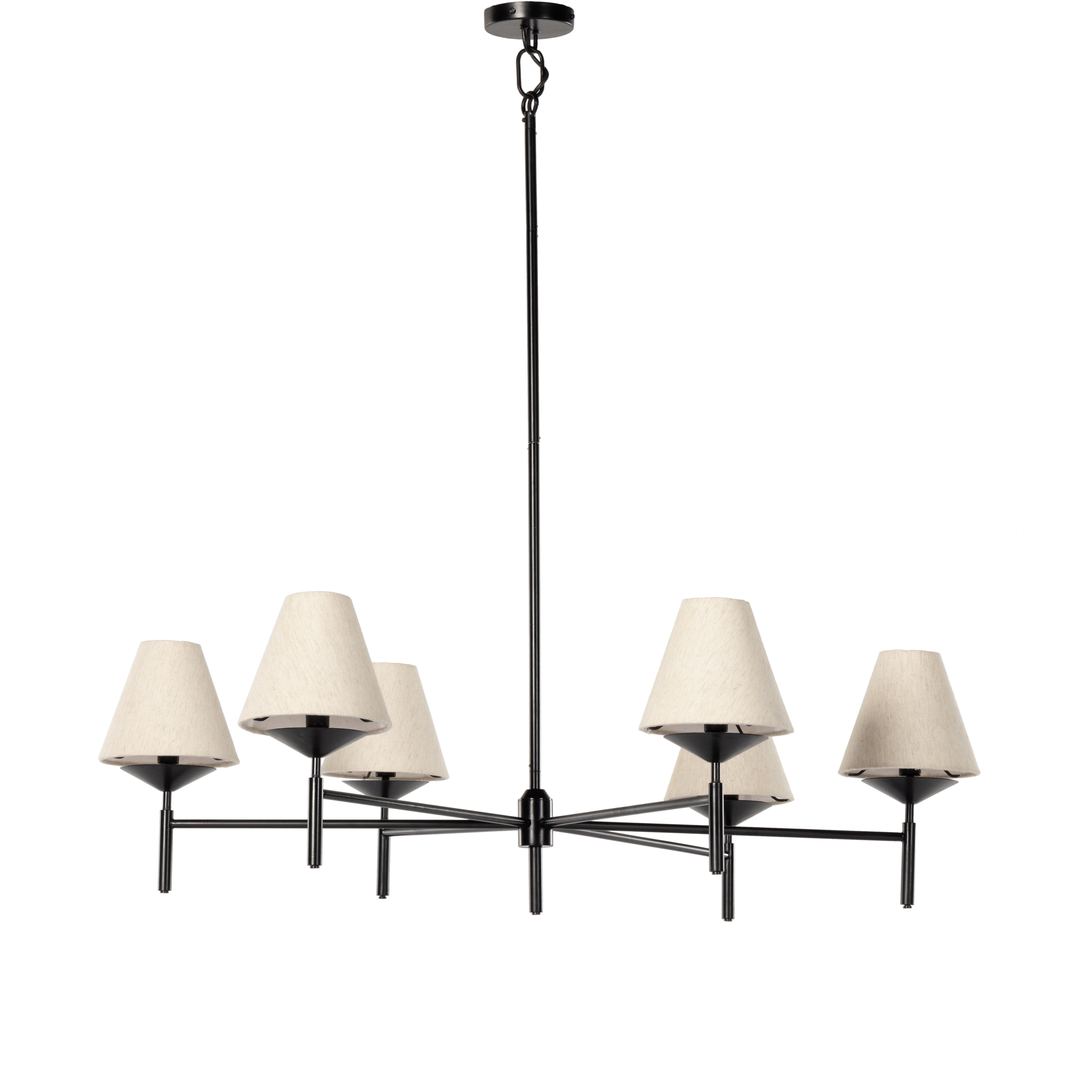 Dodie Chandelier-Jet Black - Four Hands