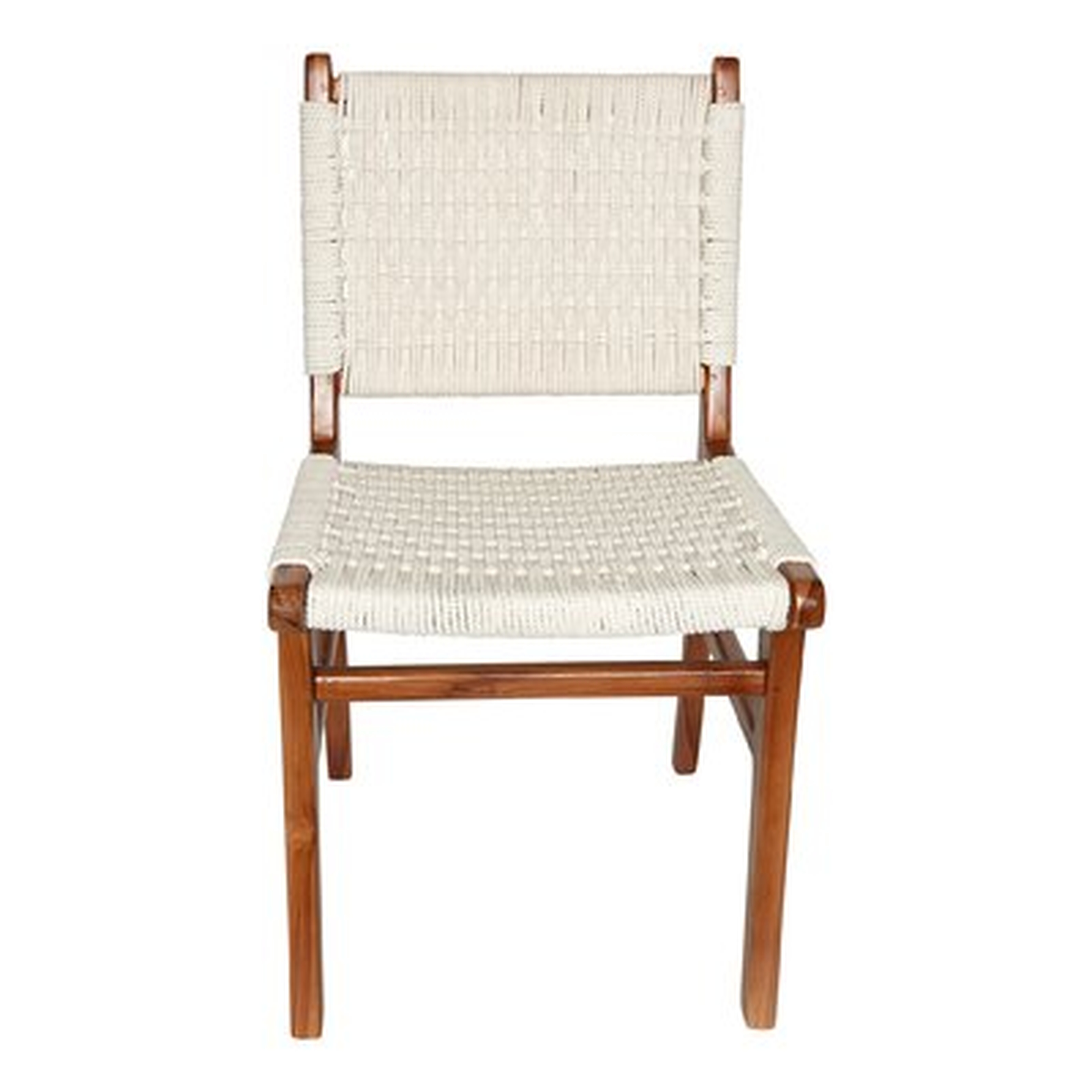 Hadlock Solid Wood Side Chair in White - Wayfair