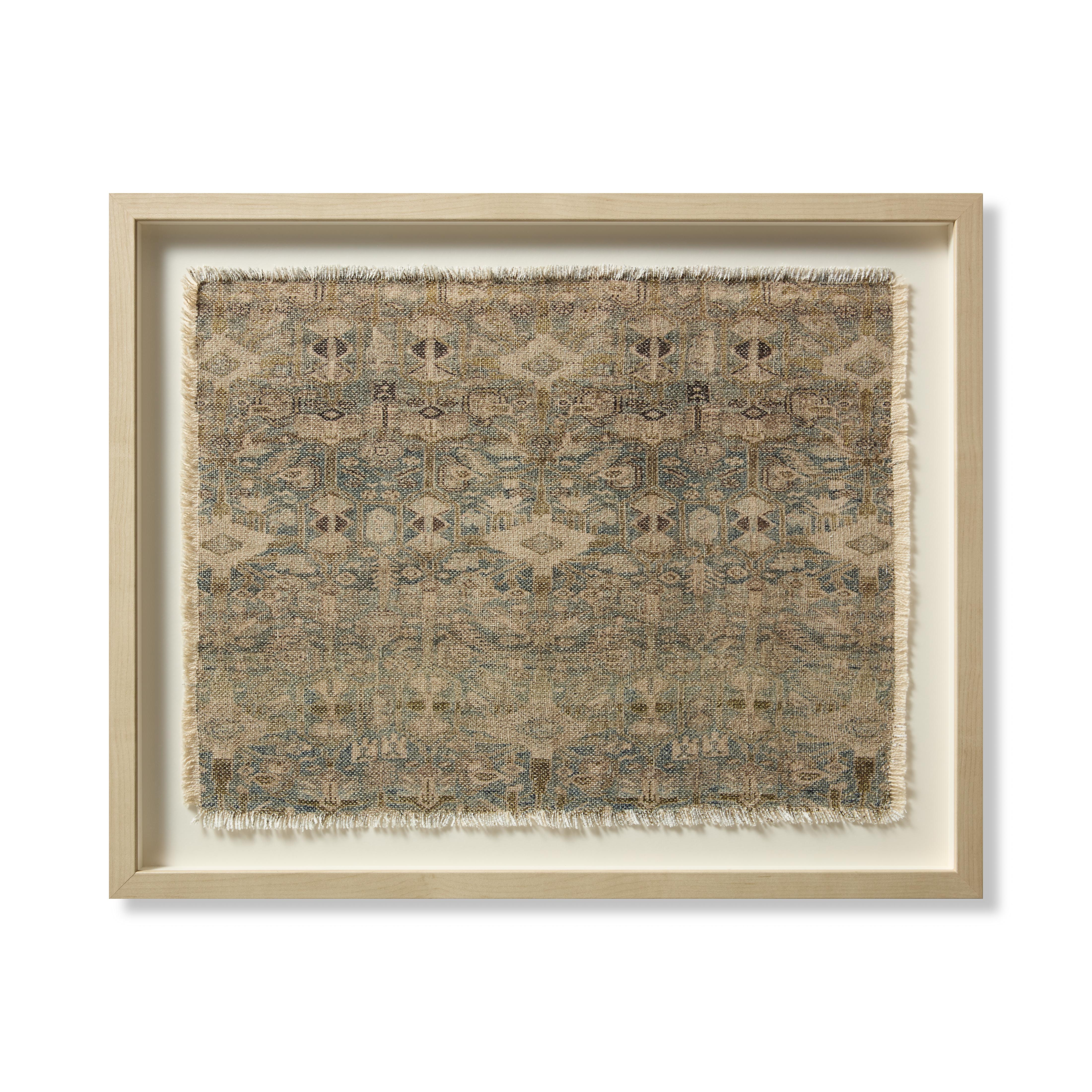 Loloi Lexington Green / Beige 2'-2" x 2'-8" Wall Art - Loloi Rugs