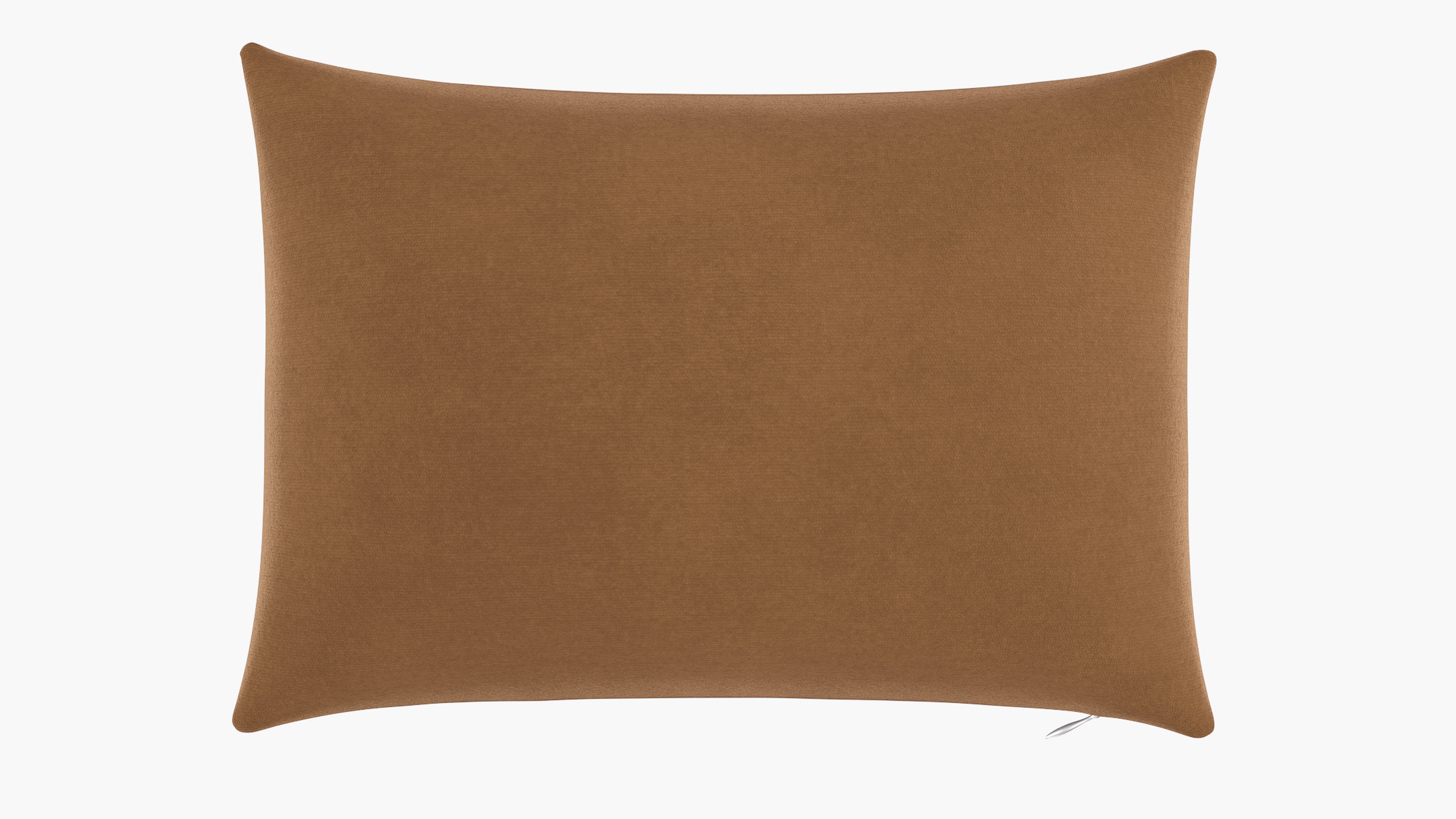 Throw Pillow 14" x 20", Nutmeg Luxe Velvet, 14" x 20" - The Inside