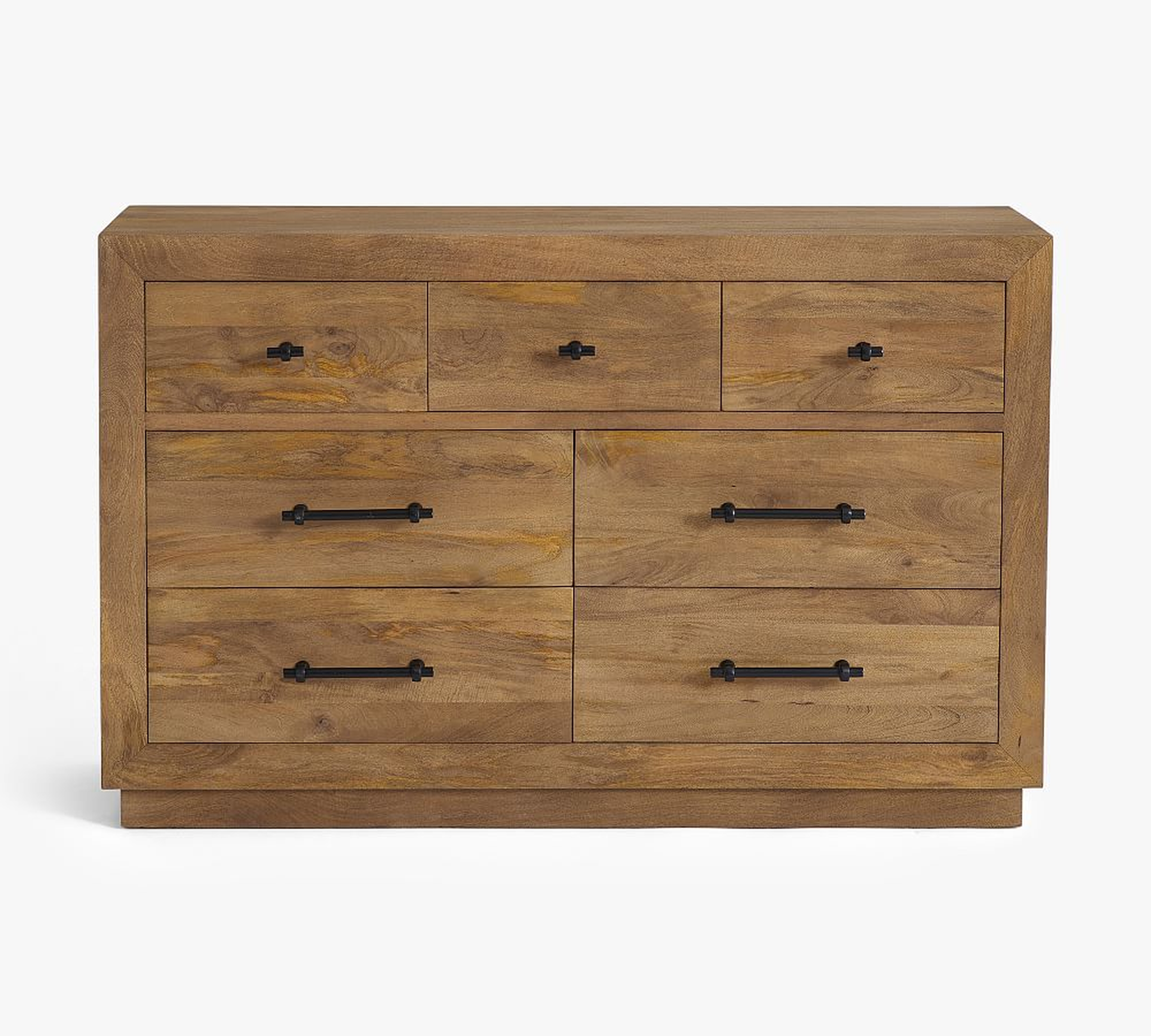 Oakleigh Wood 7-Drawer Dresser, Heirloom Wheat - Pottery Barn
