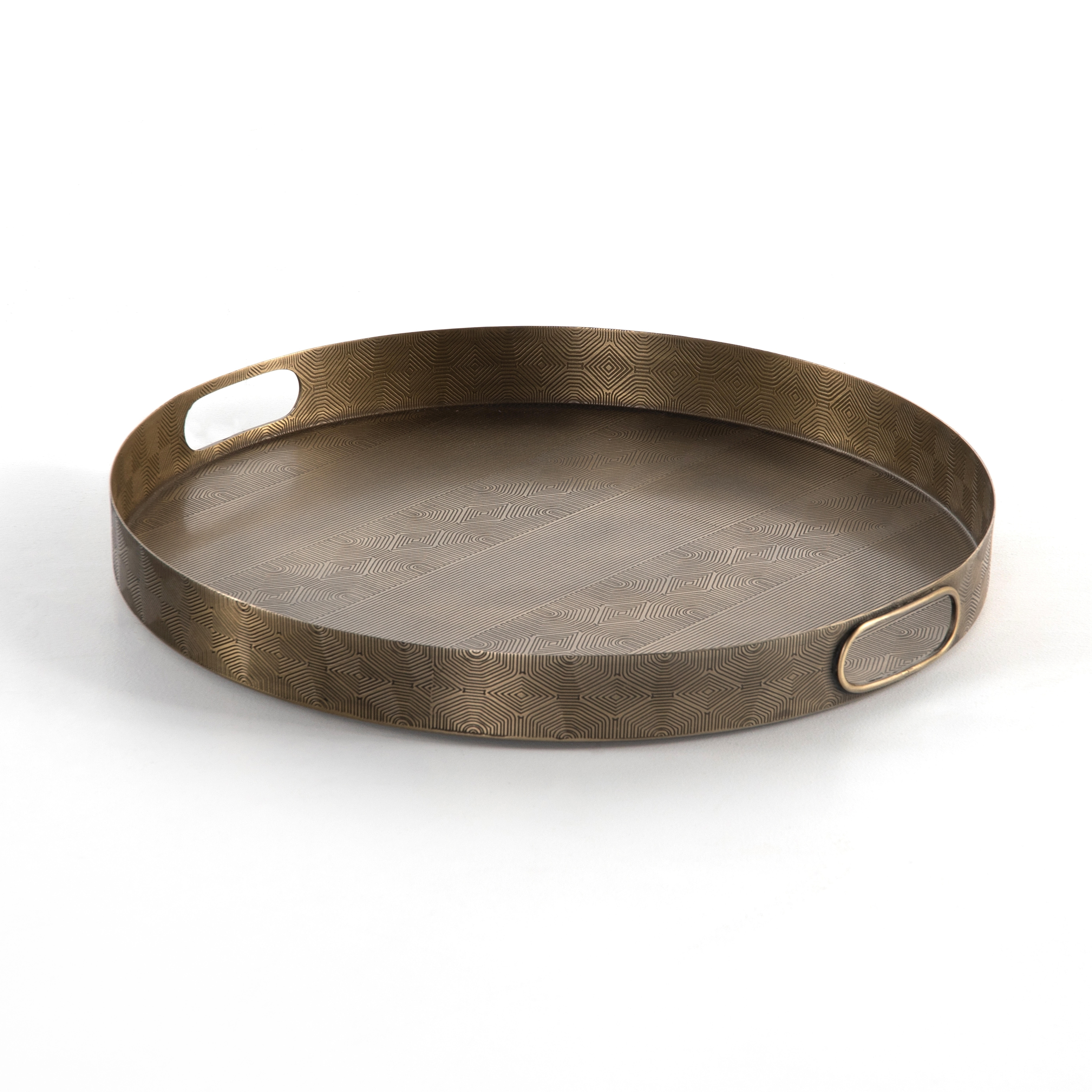 Etched Tray-Etched Brass - Four Hands