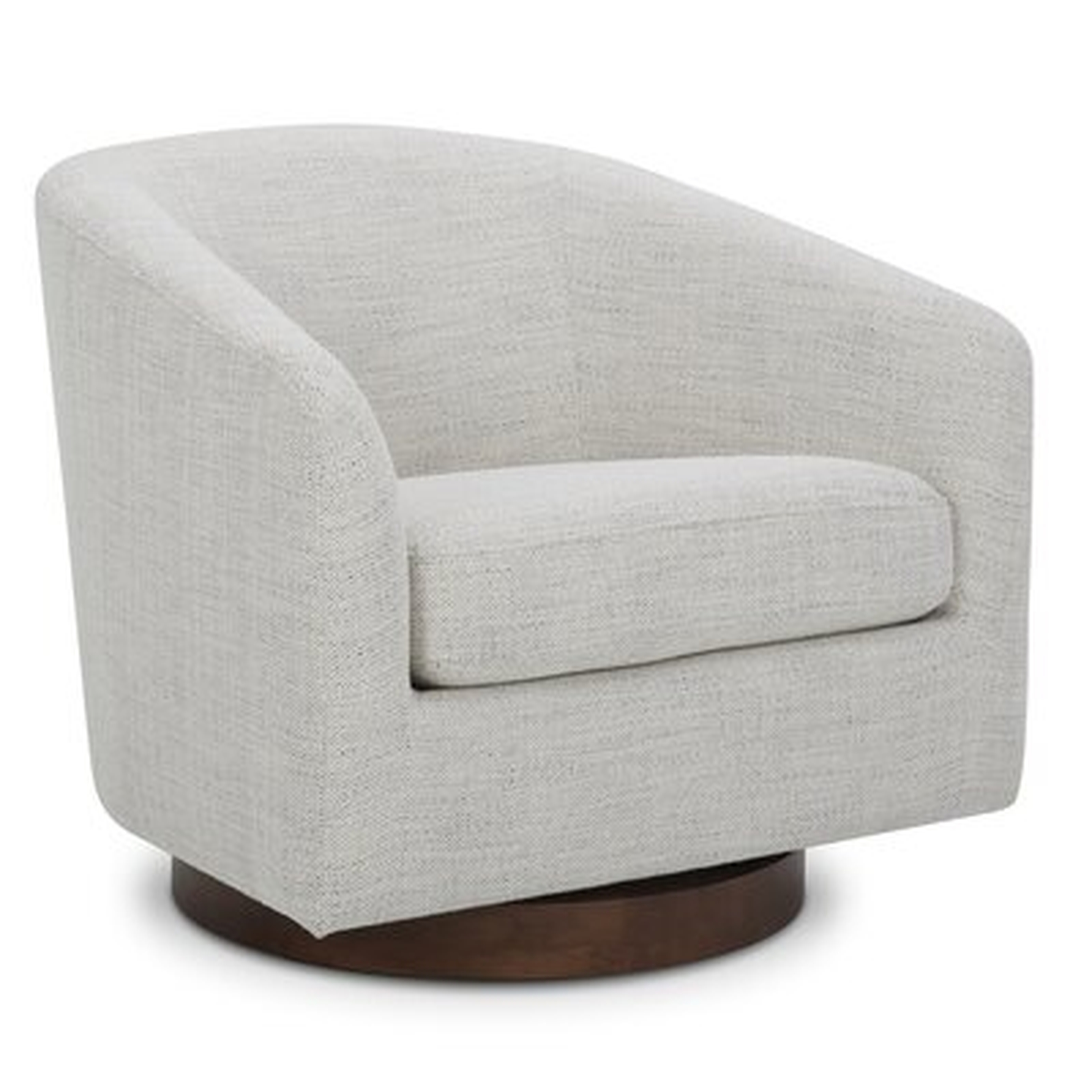 Bennett 31" Wide Polyester Swivel Barrel Chair - Wayfair