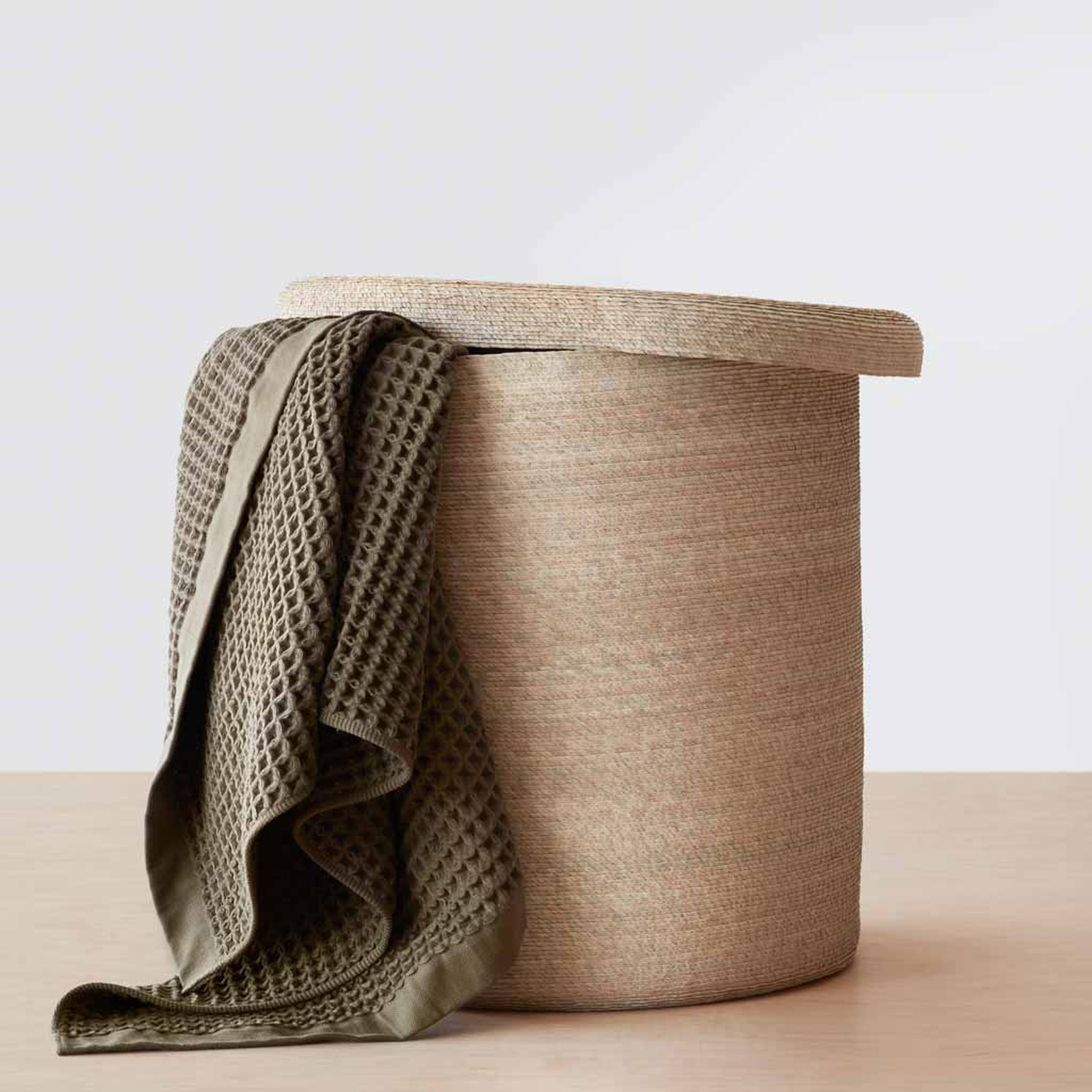 Mercado Lidded Storage Baskets - Natural - Medium By The Citizenry - The Citizenry