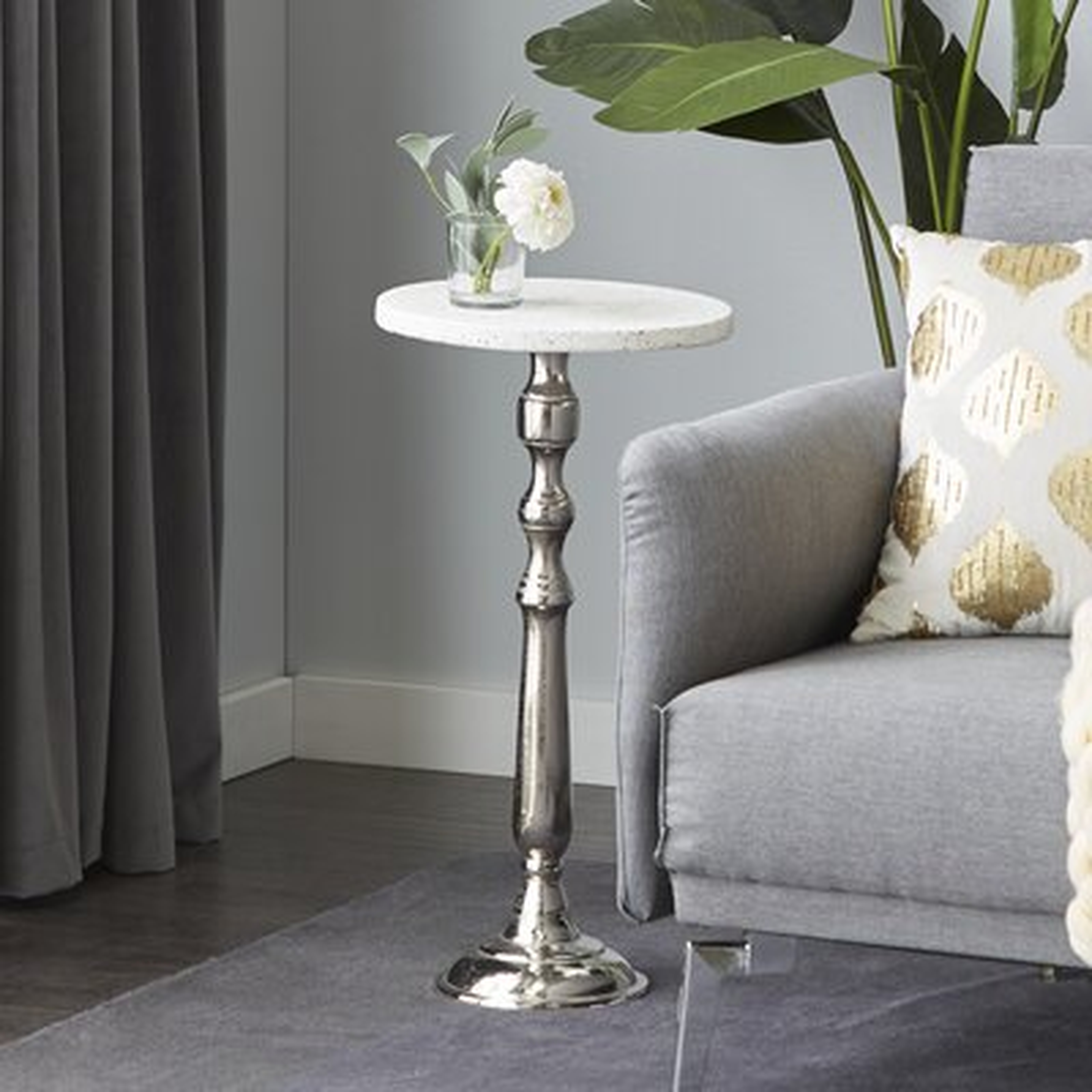 Pedestal End Table - Wayfair