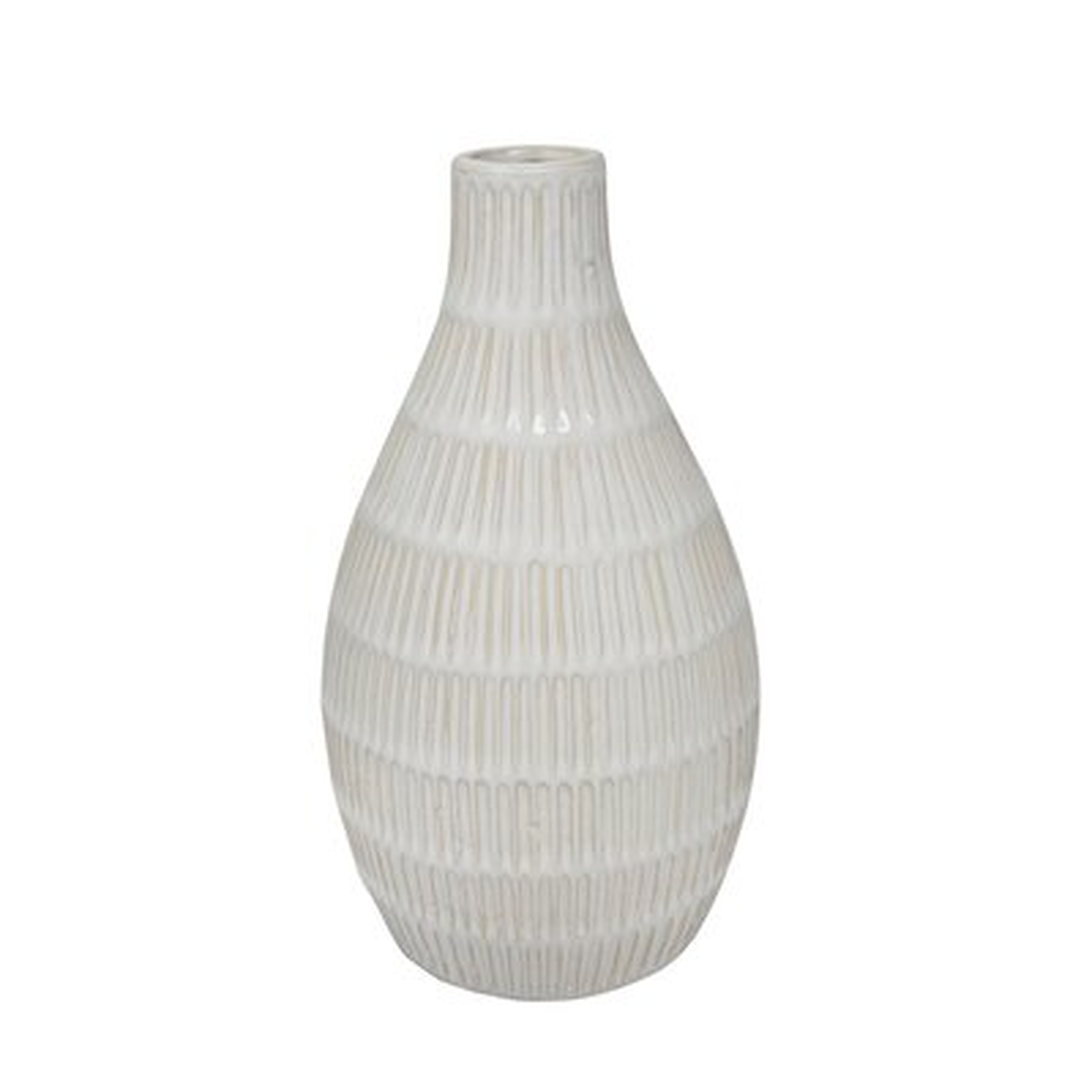 Domingue Ceramic Tribal Look Table Vase - Wayfair