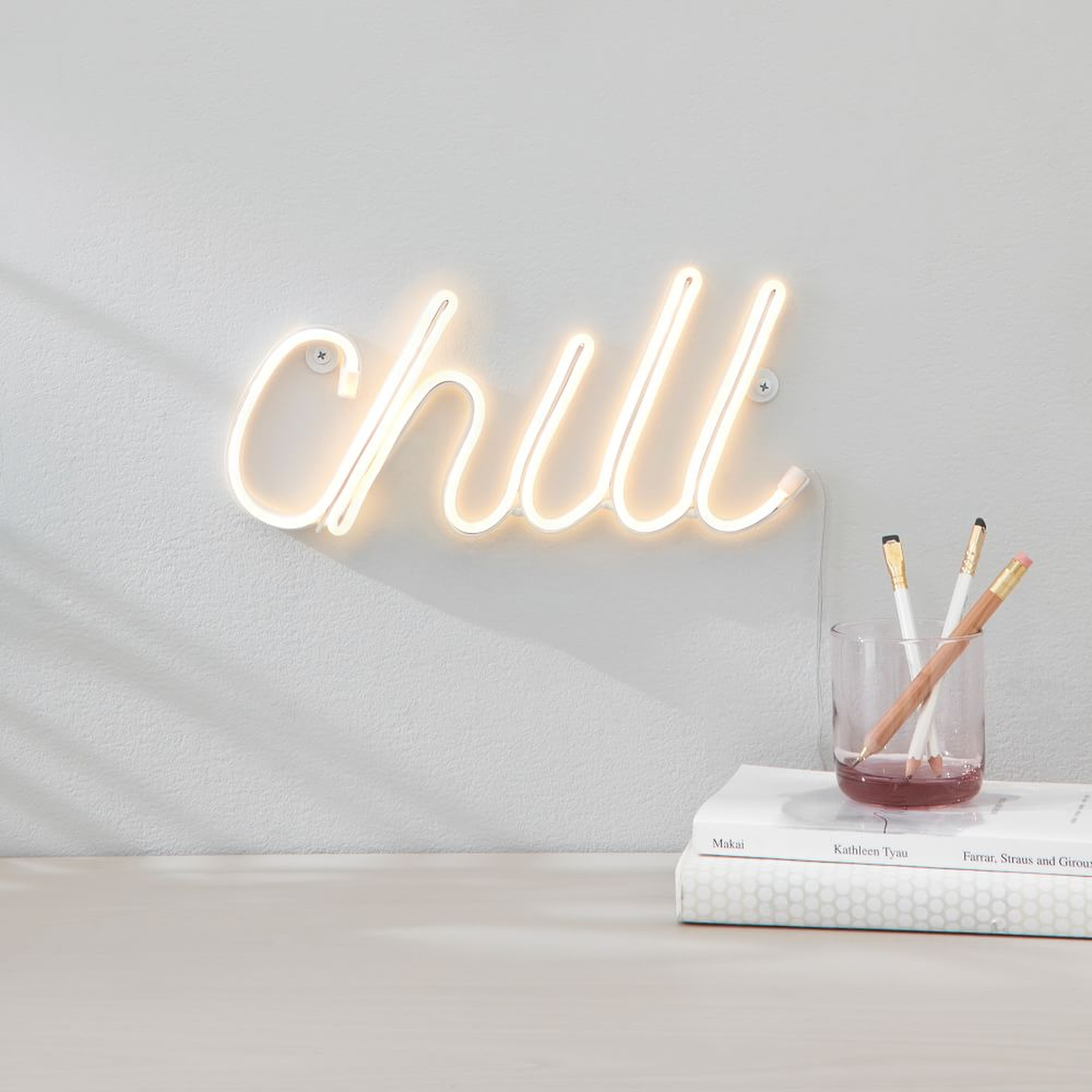 Chill LED Neon Wall Light, WE Kids - West Elm