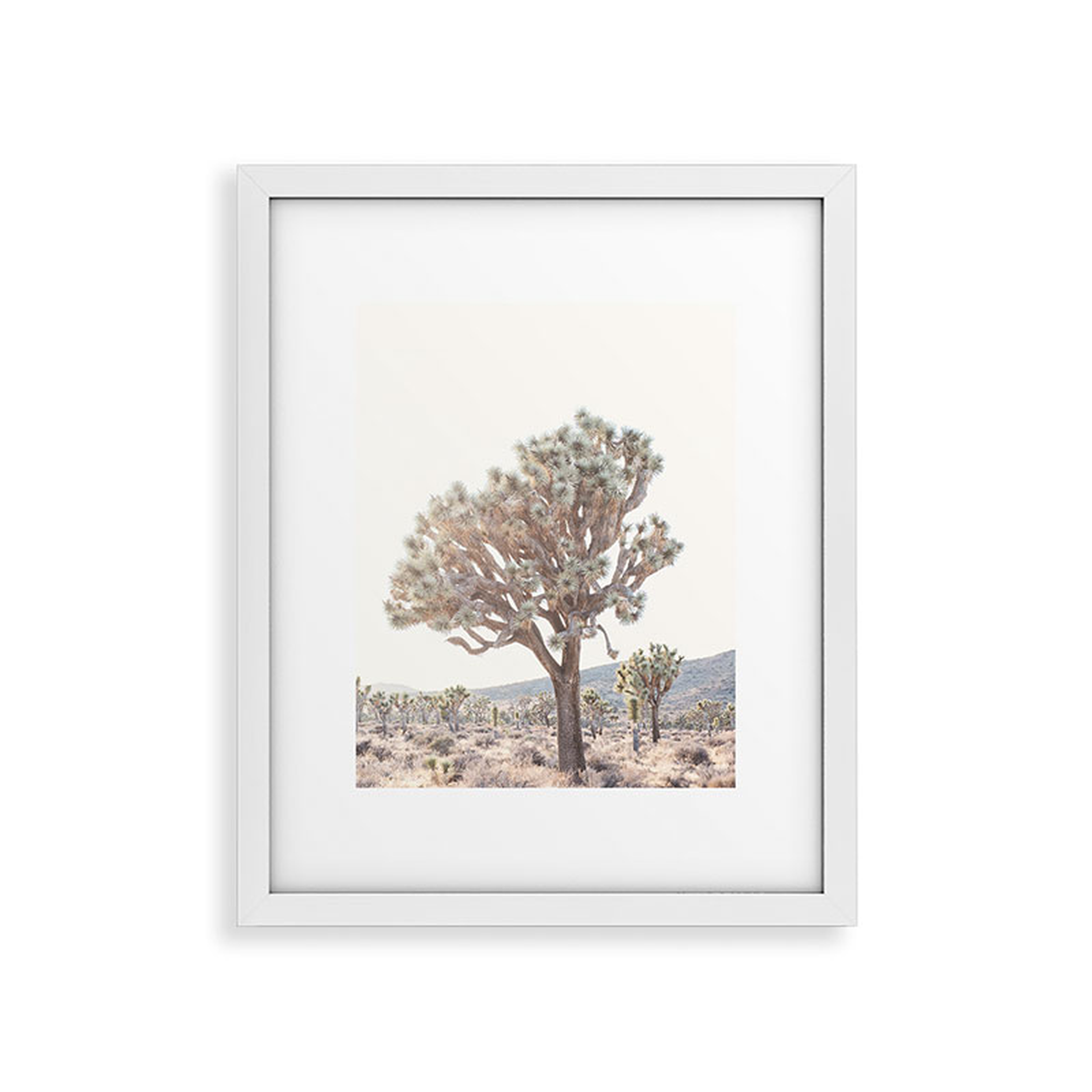 Desert Light by Bree Madden - Framed Art Print Modern White 16" x 20" - Deny Designs