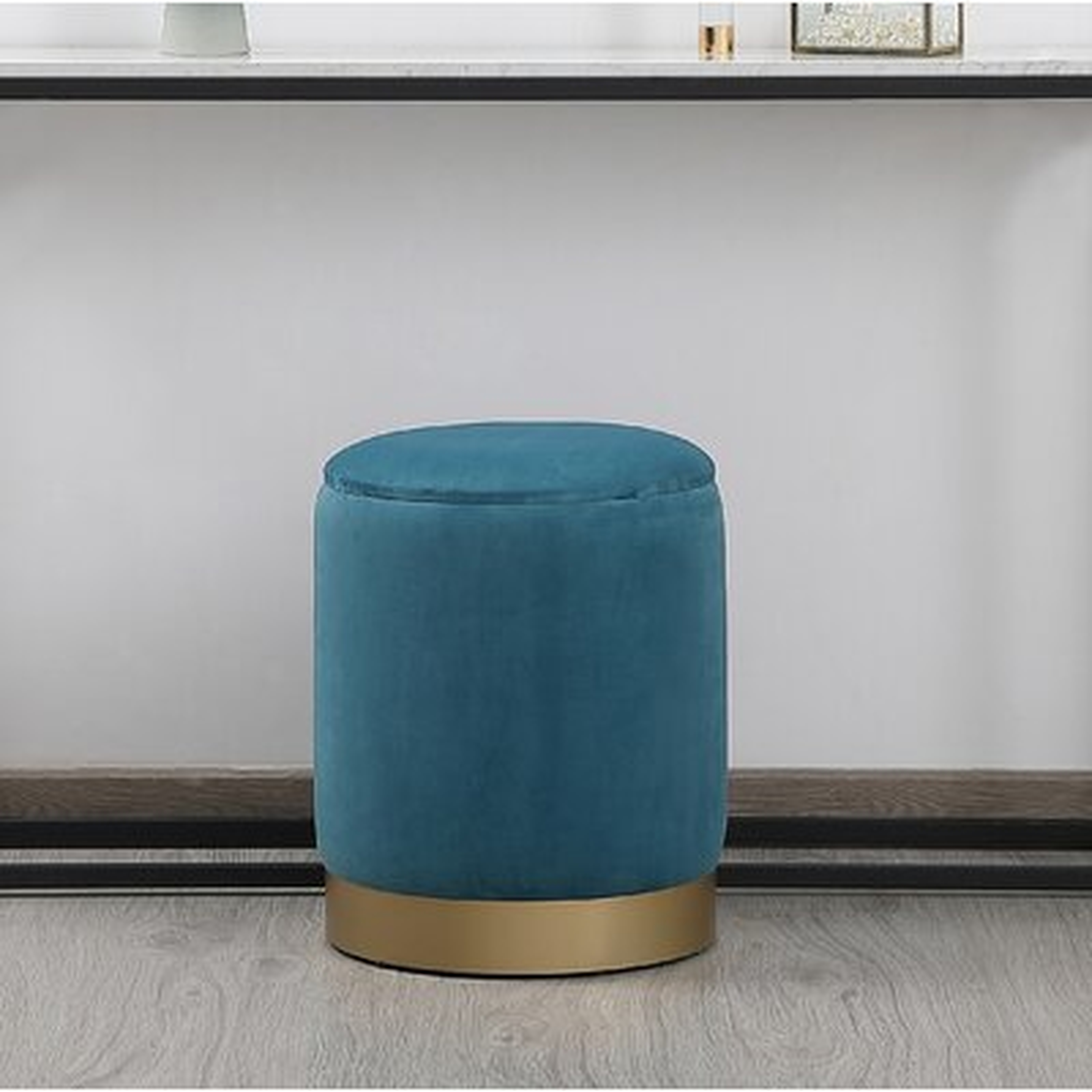 Dillion 14" Round with Storage Ottoman - Wayfair
