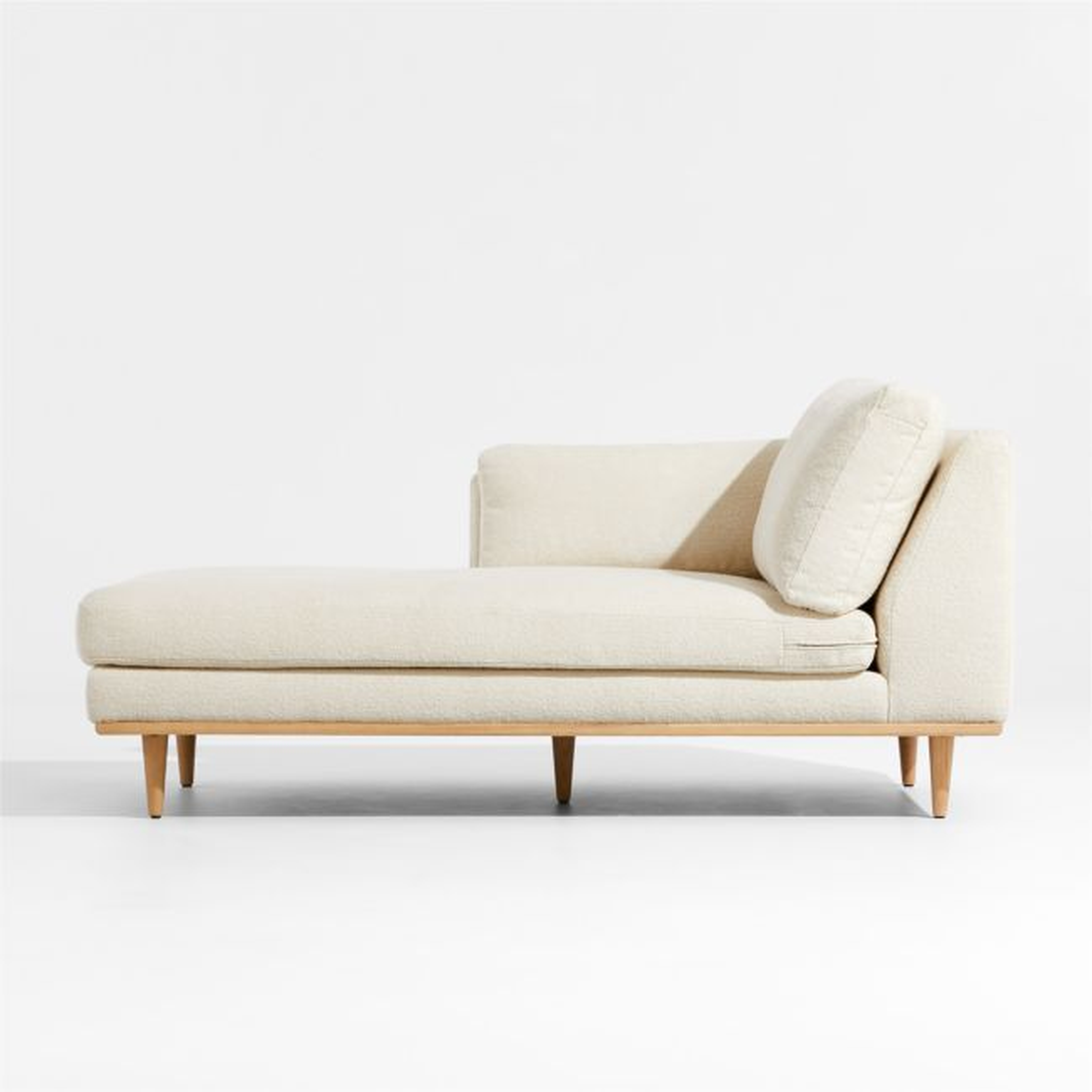 Hague Mid-Century Left-Arm Chaise - Crate and Barrel