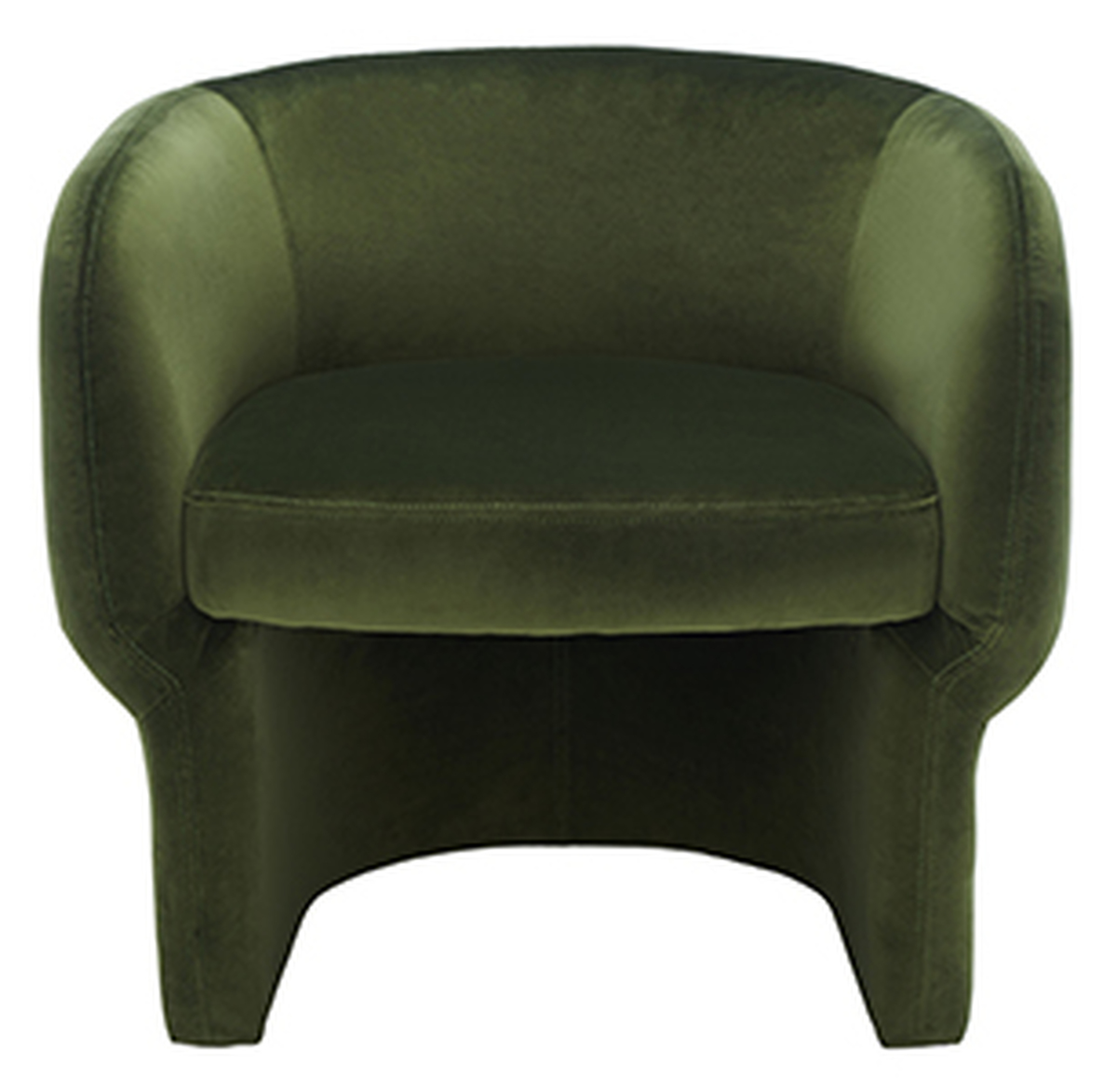 Kellyanne Modern Accent Chair  - Forest Green - Safavieh Couture
