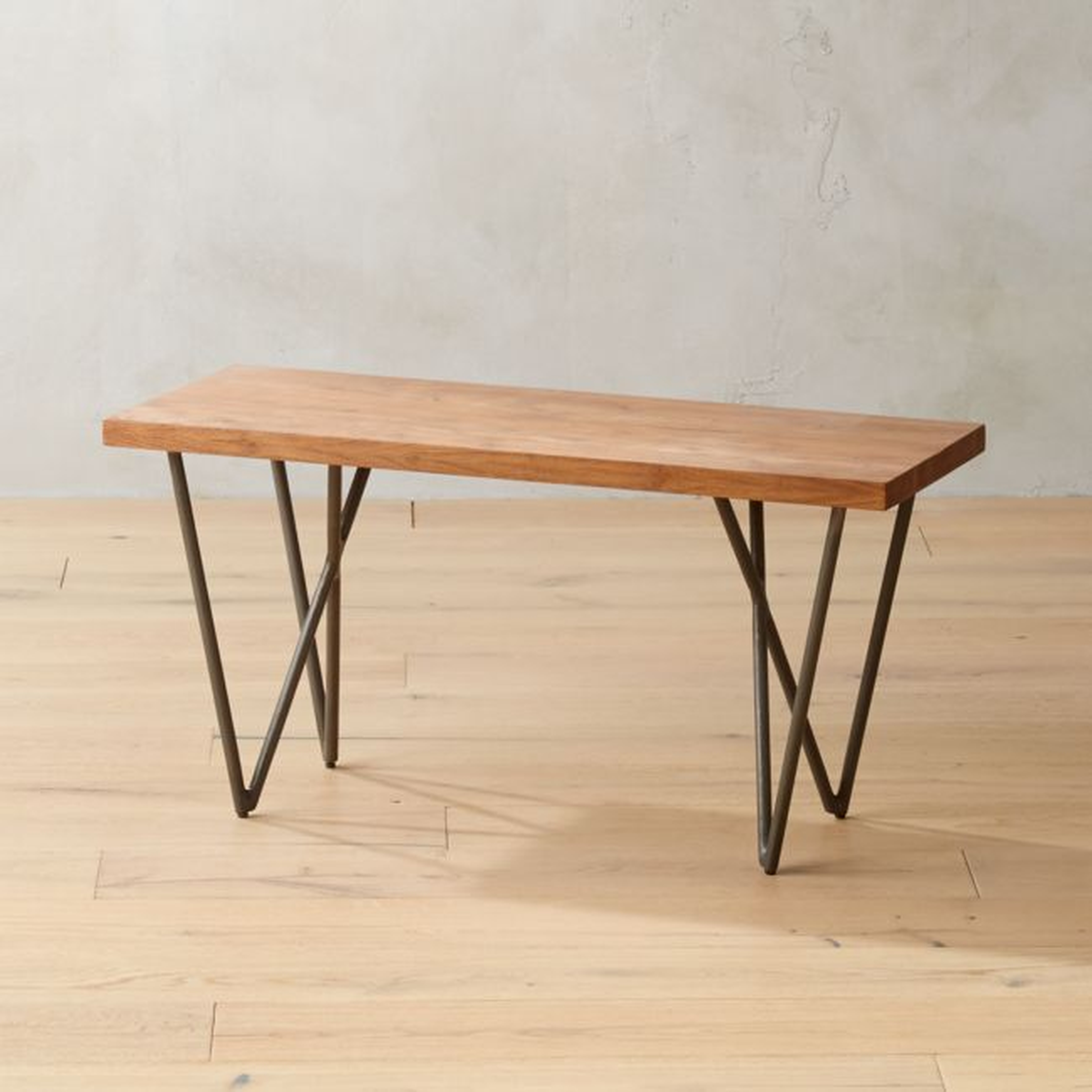 Dylan 36" Medium Acacia Bench - CB2