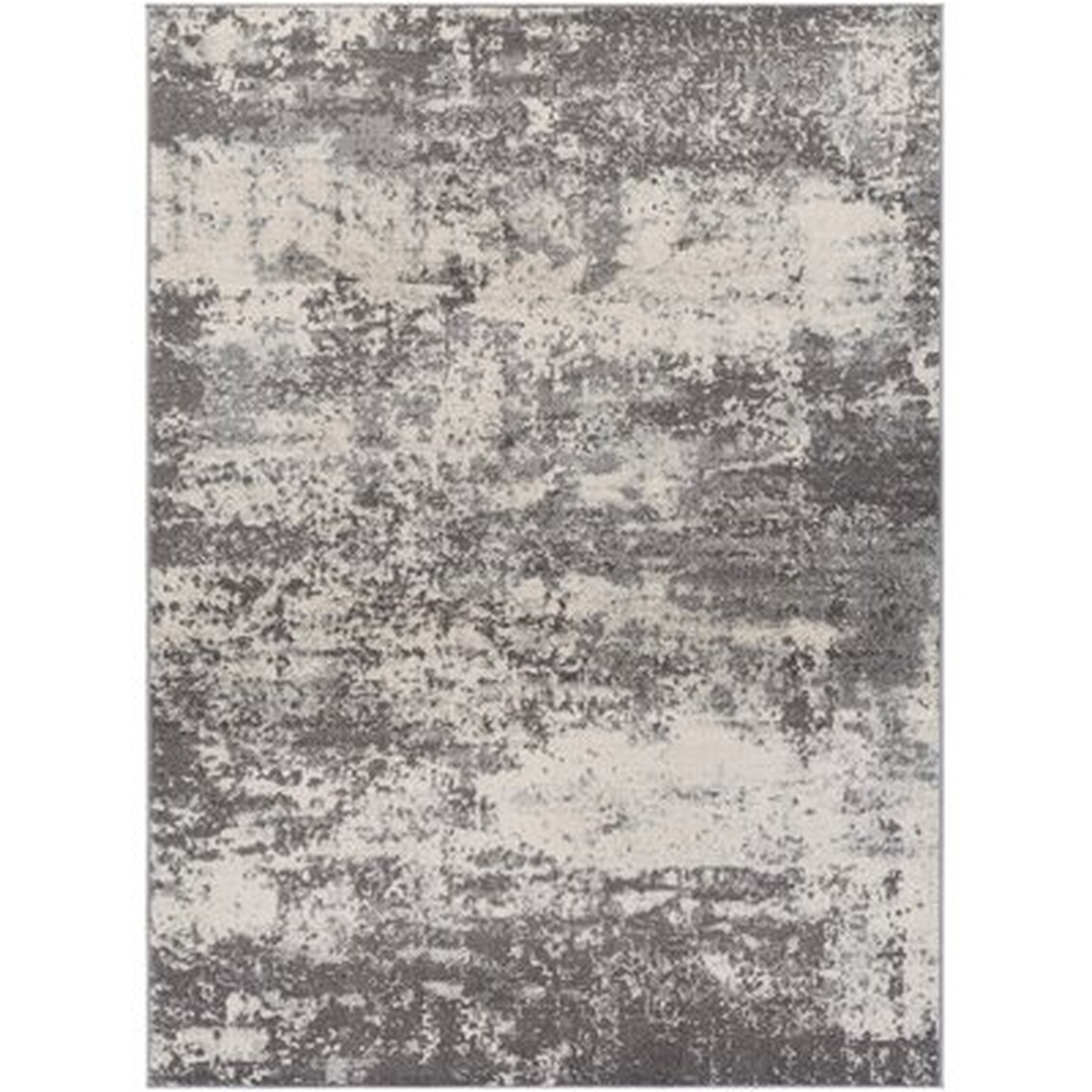 Bade Abstract Gray/Ivory Area Rug - Wayfair