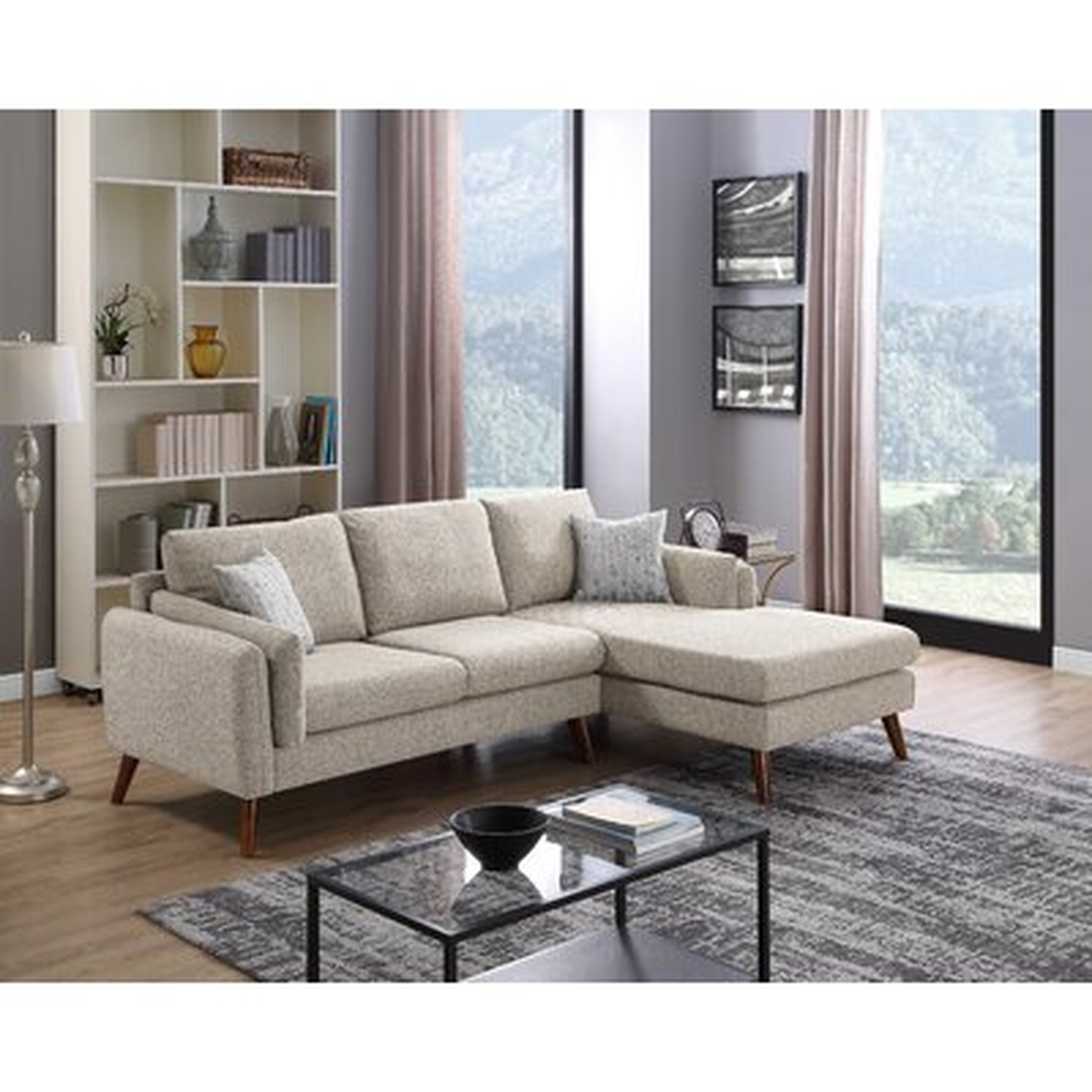 Ahmed Right Facing Stationary Sectional - Wayfair