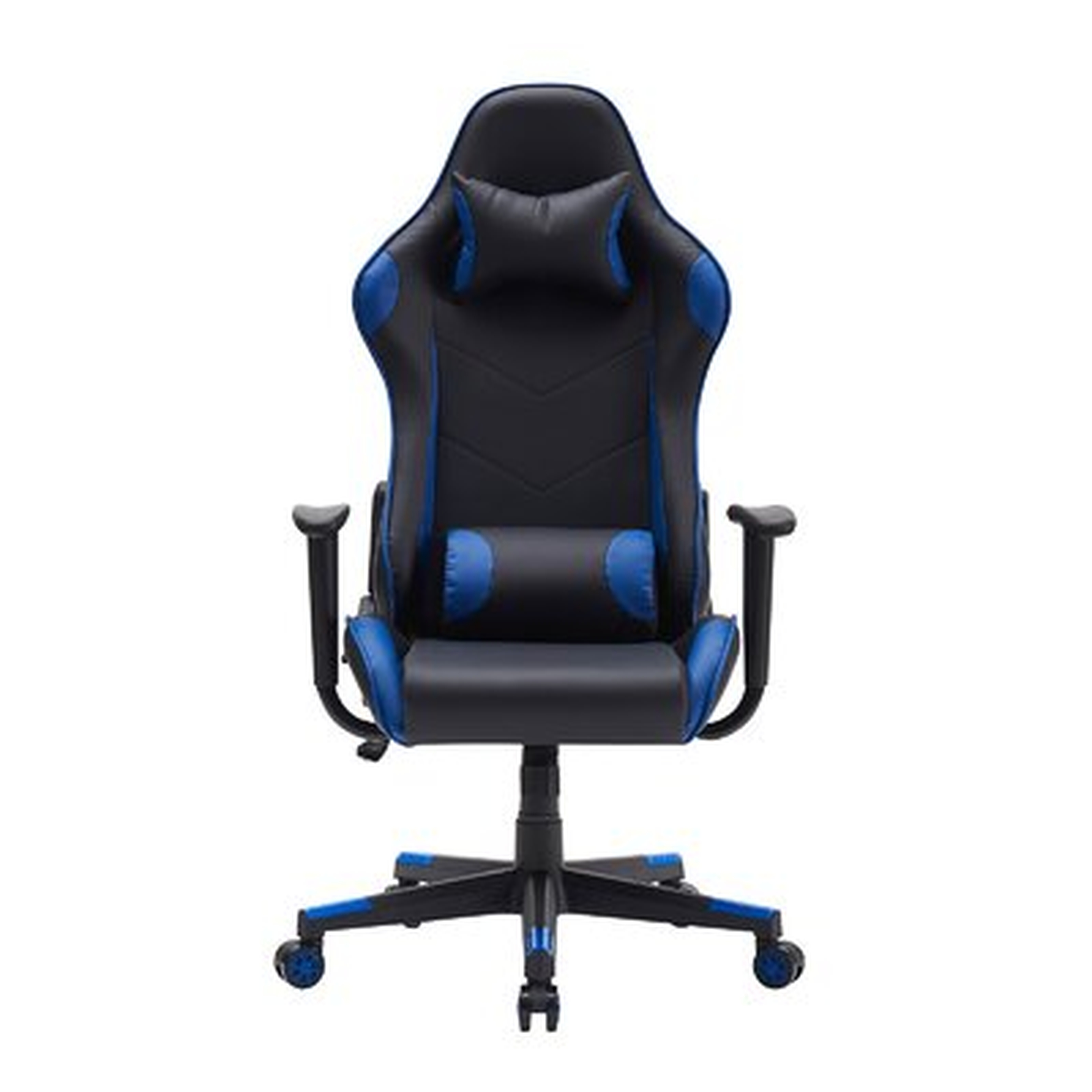 Gaming Chair Ergonomic Recliner Computer Chair Swivel 0Ffice Desk Chair, Blue And Black - Wayfair