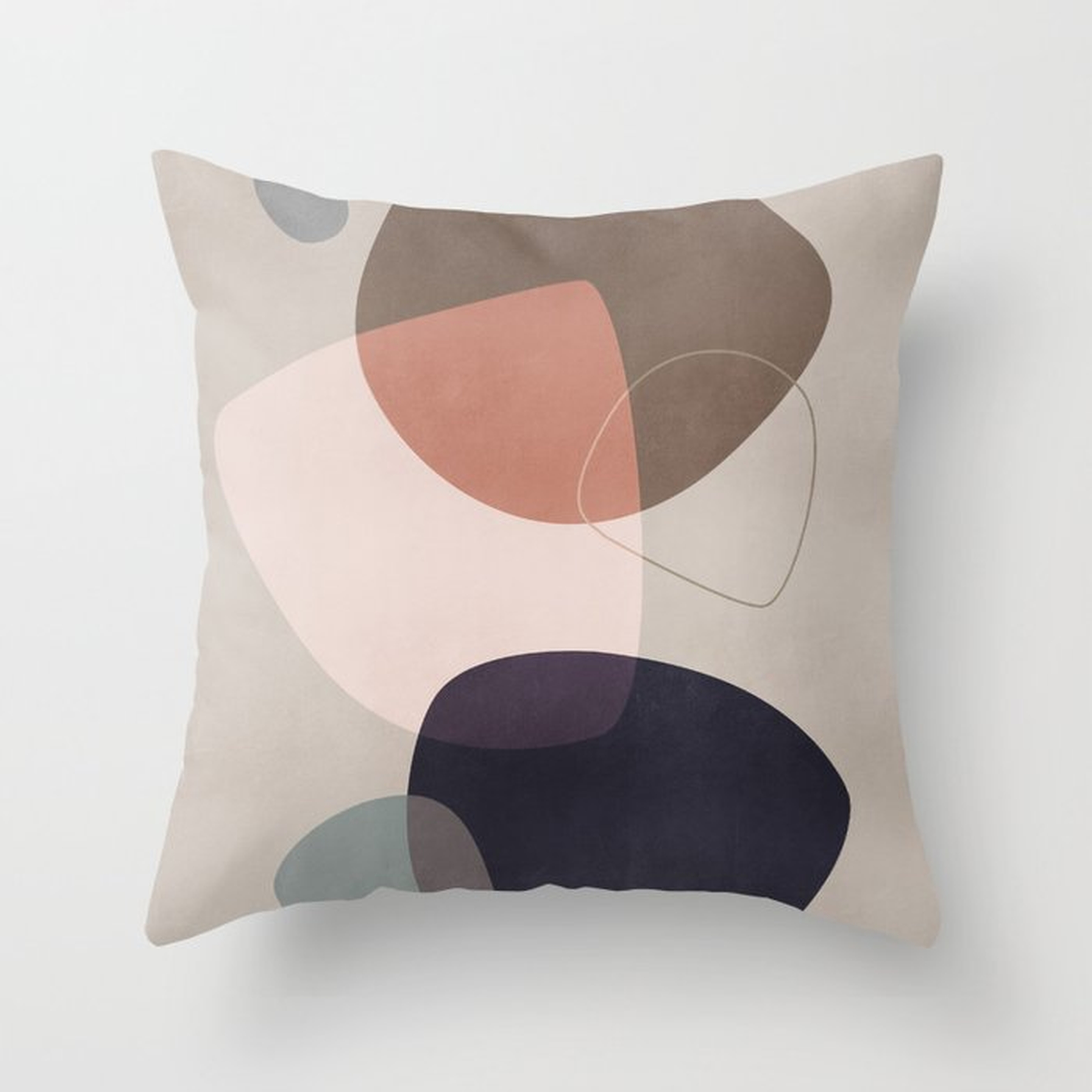 Graphic 209y Couch Throw Pillow by Mareike BaPhmer - Cover (18" x 18") with pillow insert - Outdoor Pillow - Society6