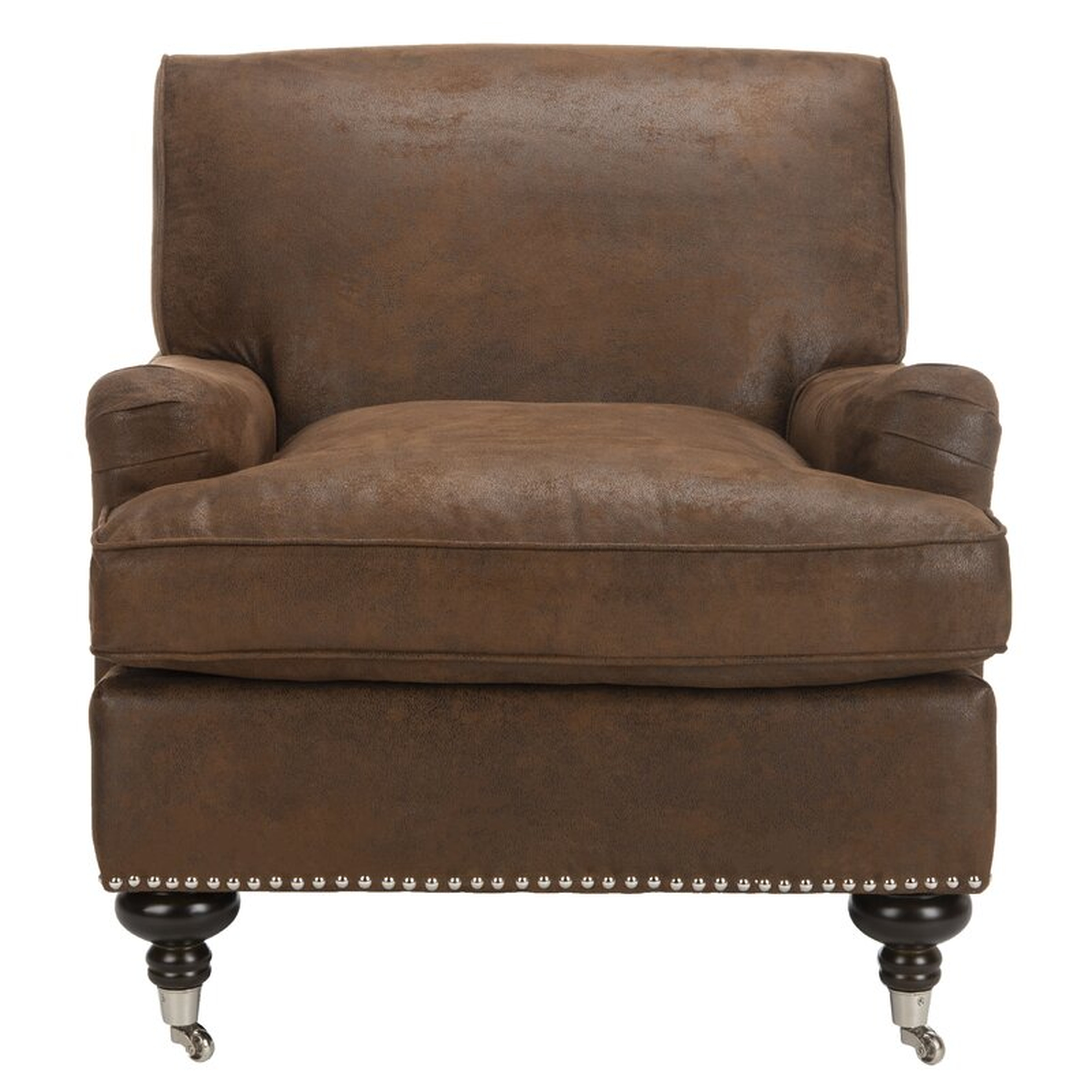 Henn 29.3" Wide Club Chair, Brown - Wayfair