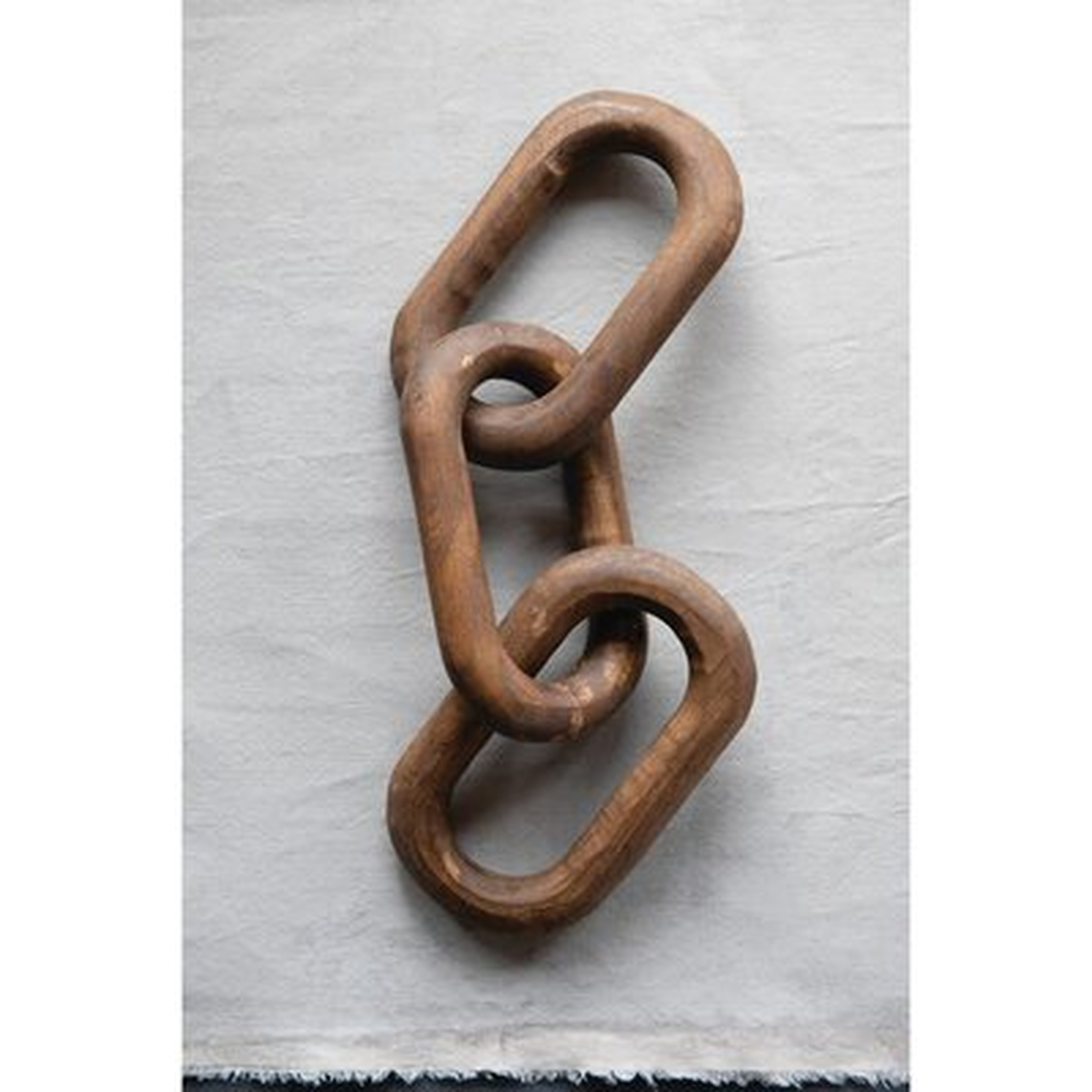 Santistevan Wooden Chain Links - Wayfair