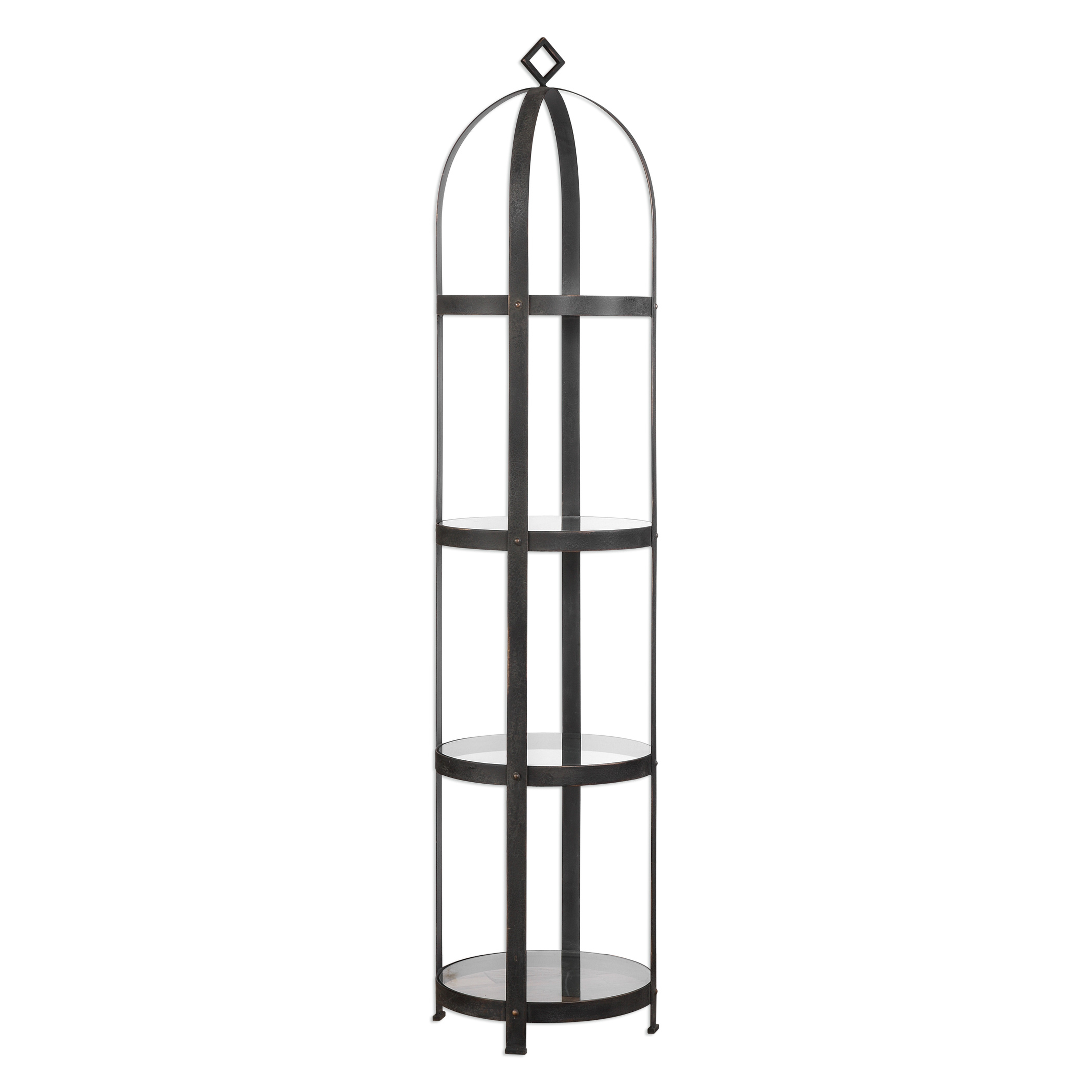Welch Industrial Iron Etagere - Hudsonhill Foundry