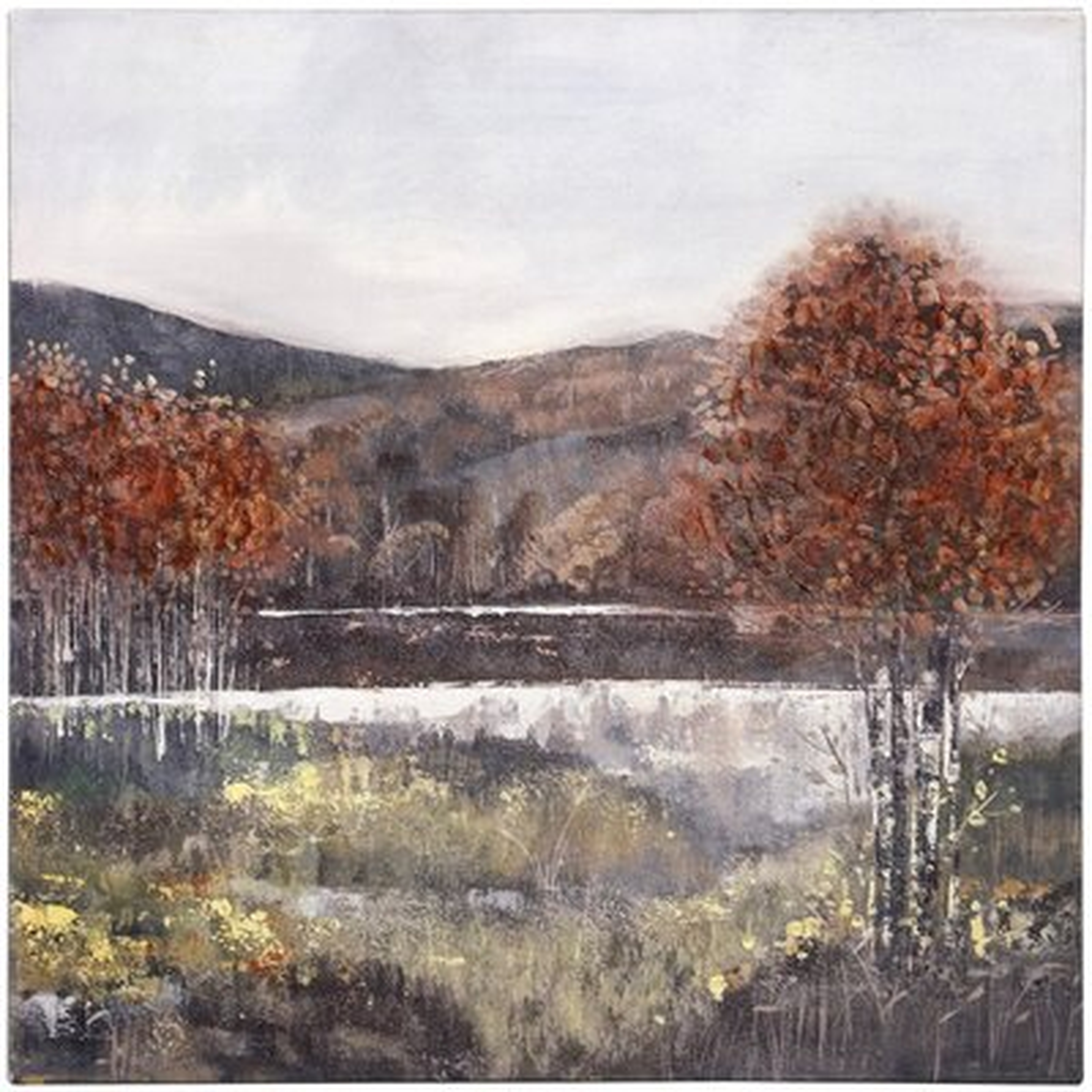 Fall Landscape - Picture Frame Painting Print on Canvas - Wayfair