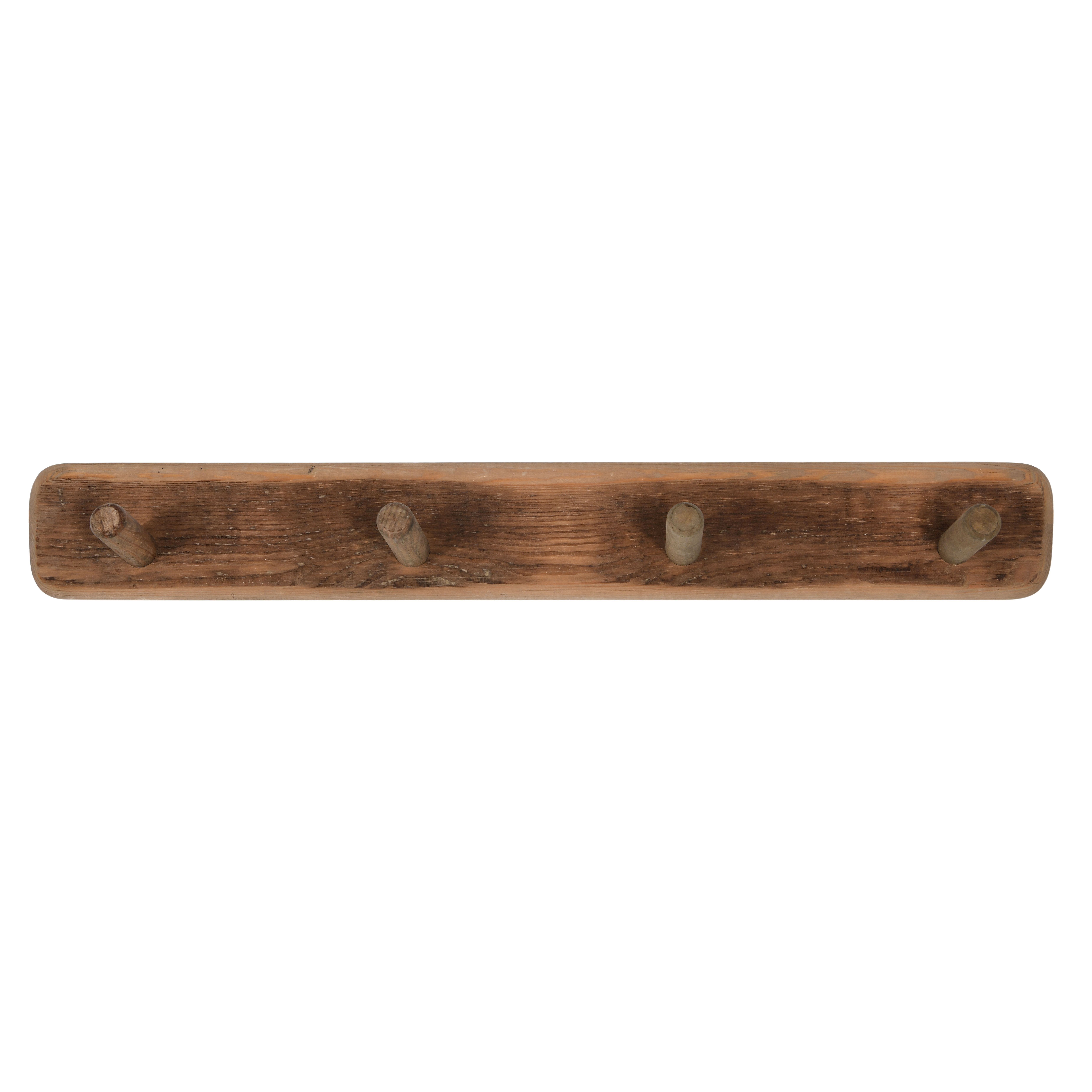 Reclaimed Wood Wall Hook with 4 Hooks - Nomad Home
