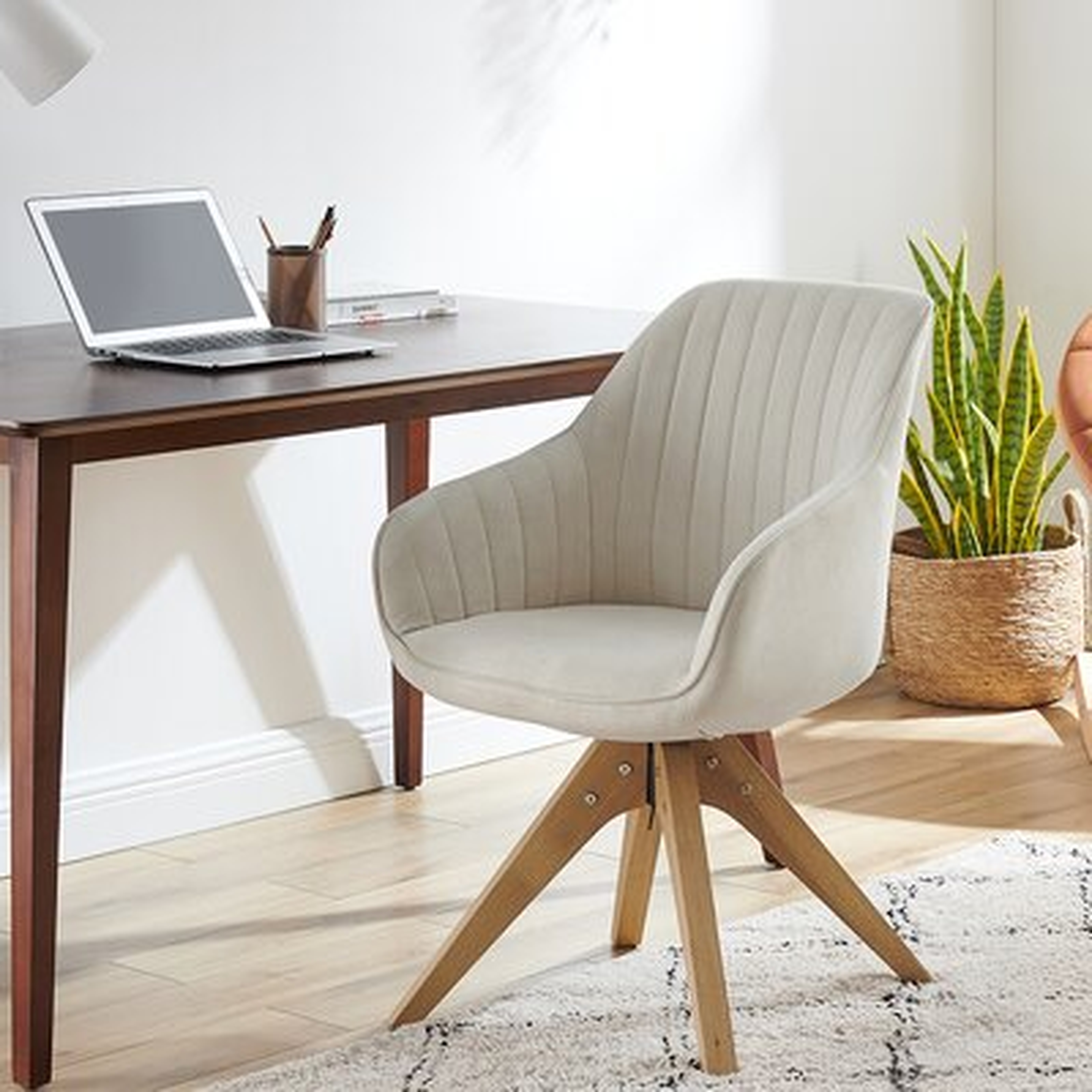 Brister 22.83" Wide Swivel Armchair - Wayfair