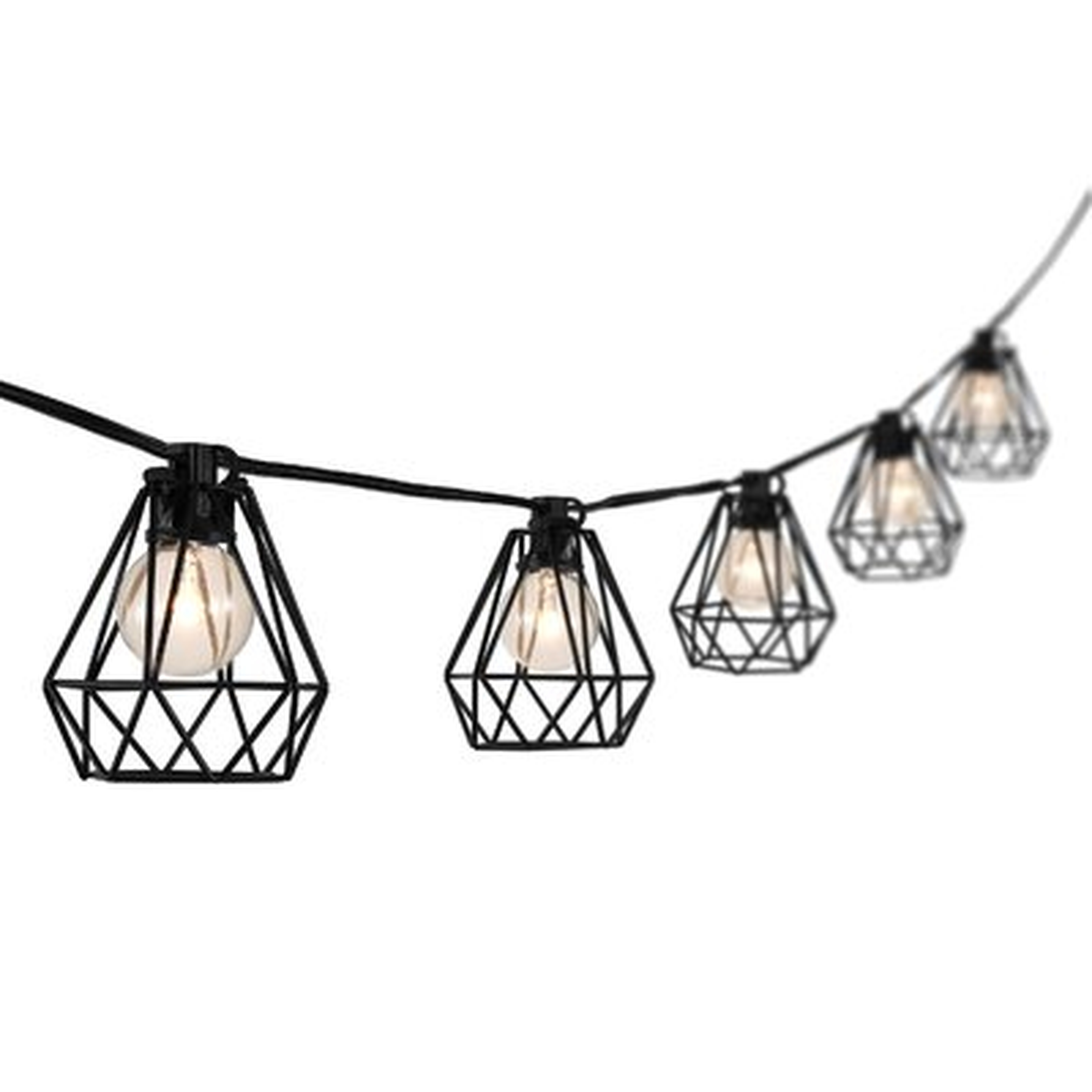 Beaney 10' Outdoor 10 - Bulb Shaded String Light (End to End Connectable) - Wayfair