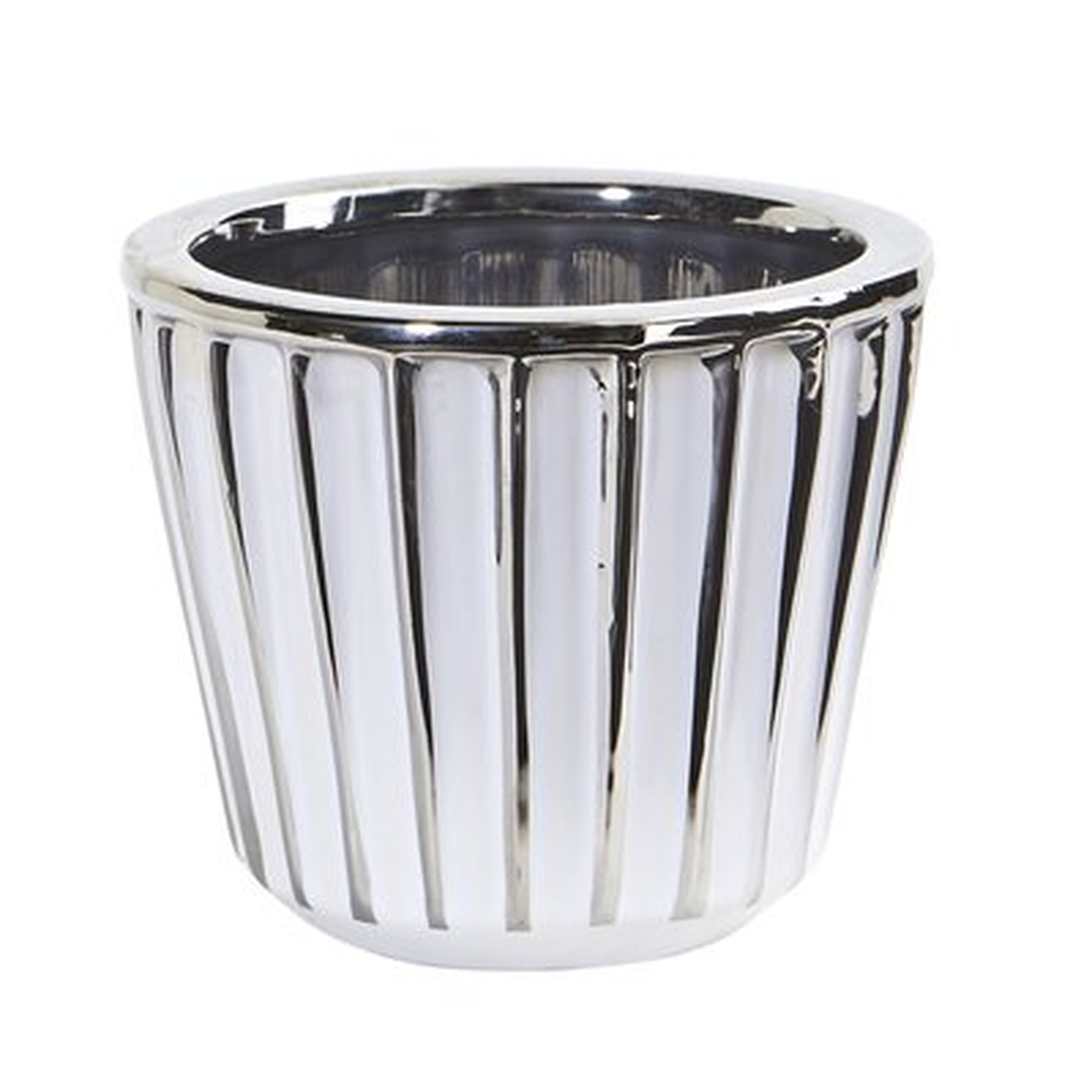 4.25" H Arvide Ceramic Table Vase Silver - Wayfair