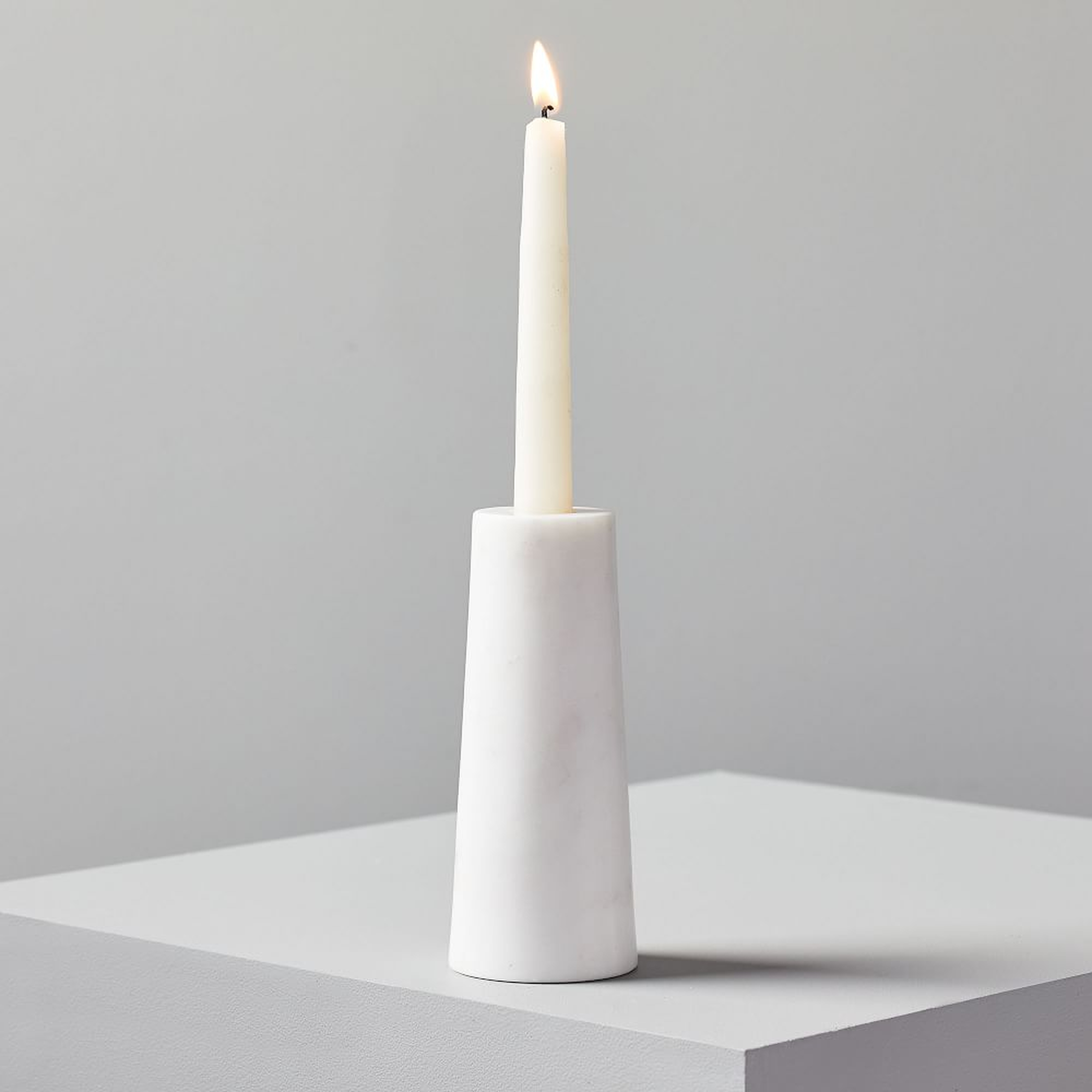 Foundations Marble Candleholder, Individual - West Elm