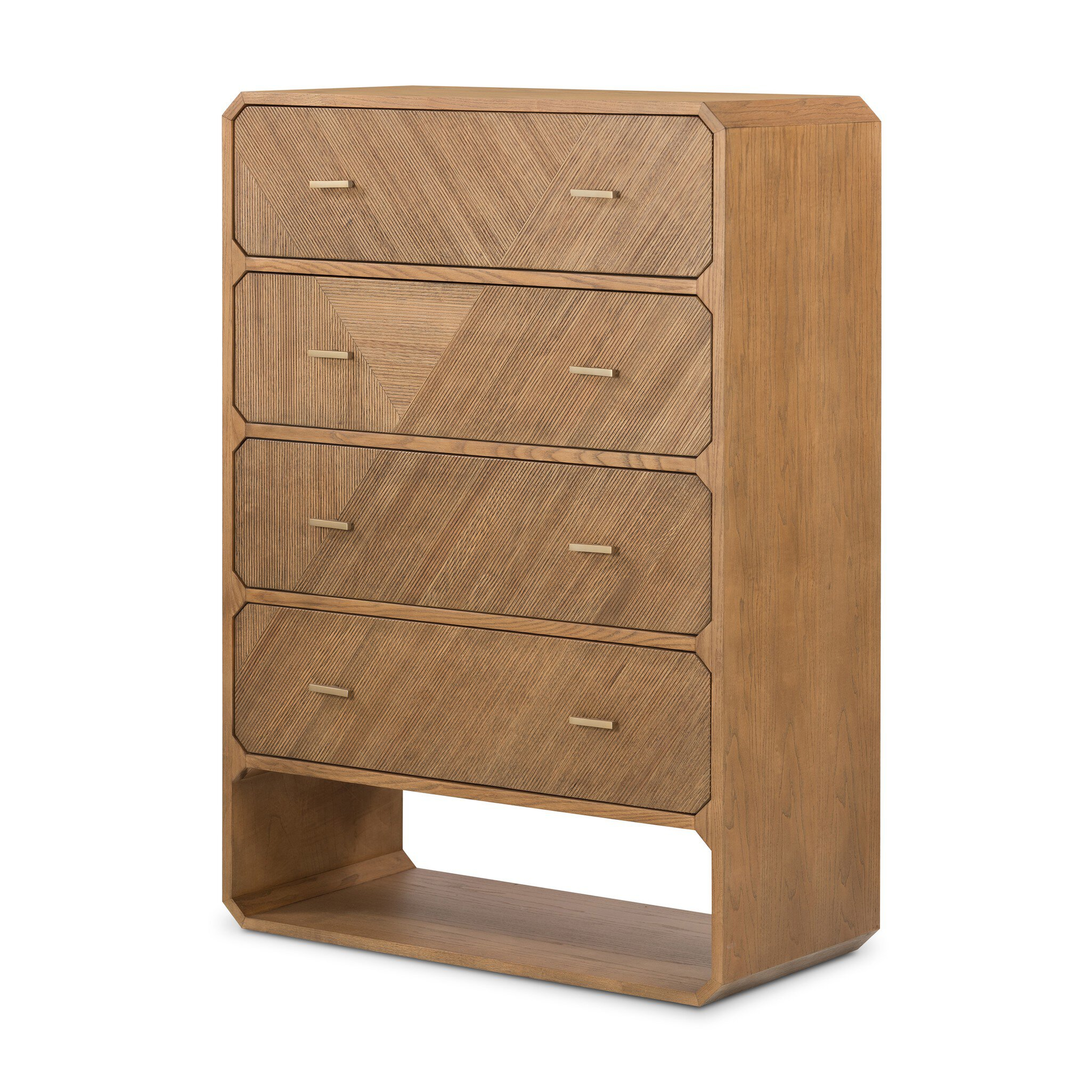 Caspian 4 Drawer Dresser - Natural Ash Veneer - Four Hands