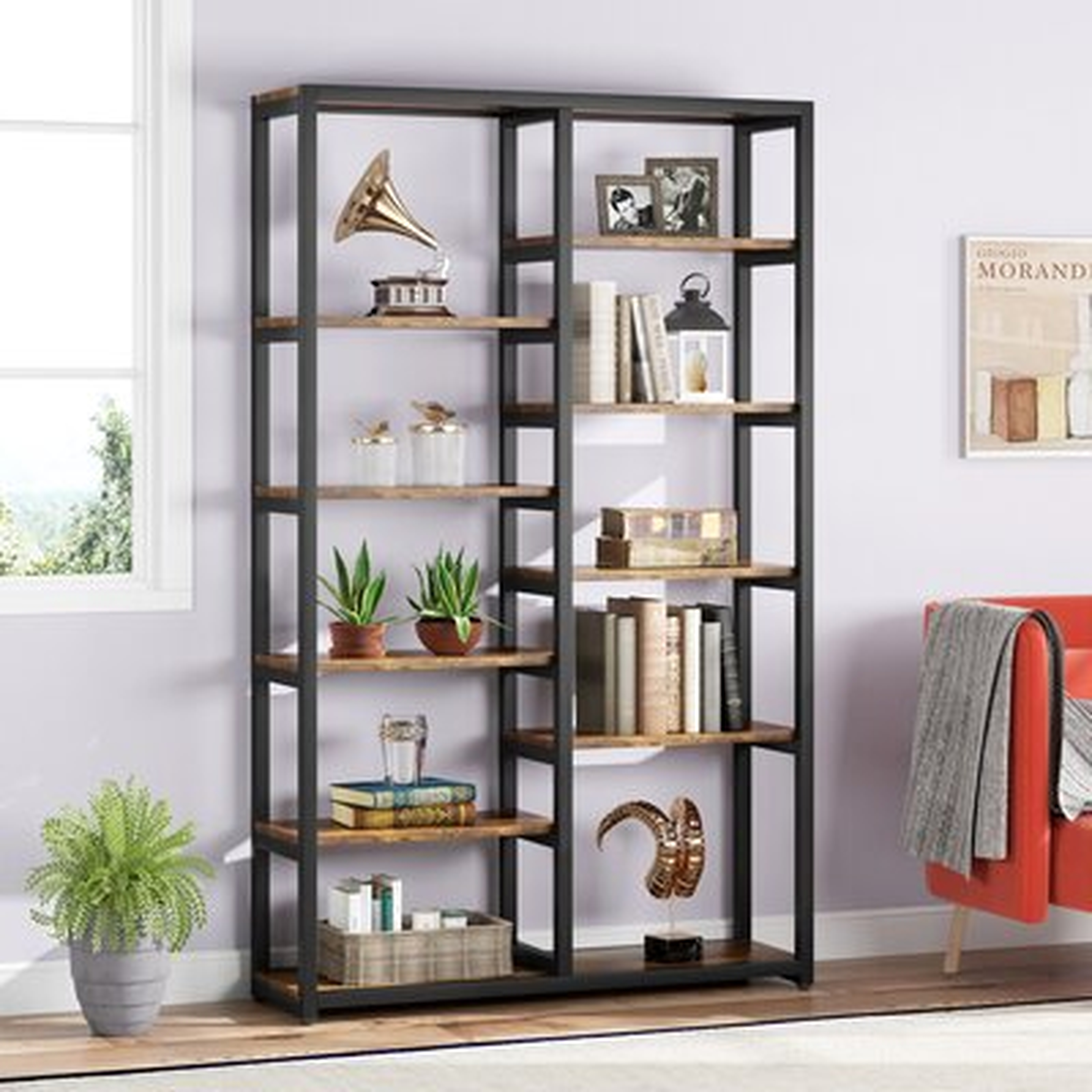 Delavan 70.9'' H x 39.4'' W Standard Bookcase - Wayfair