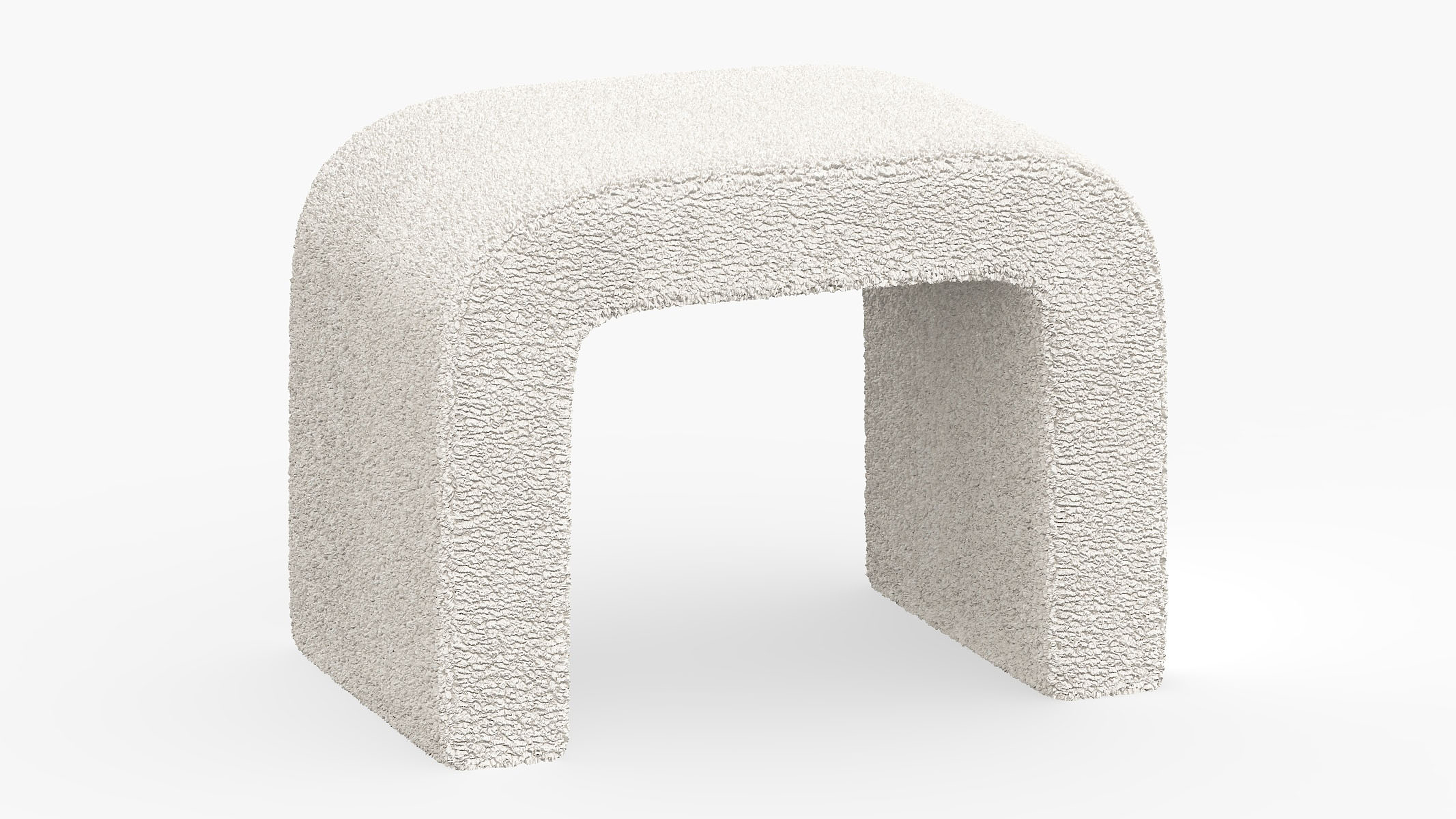 Waterfall Ottoman, Sheepskin - The Inside