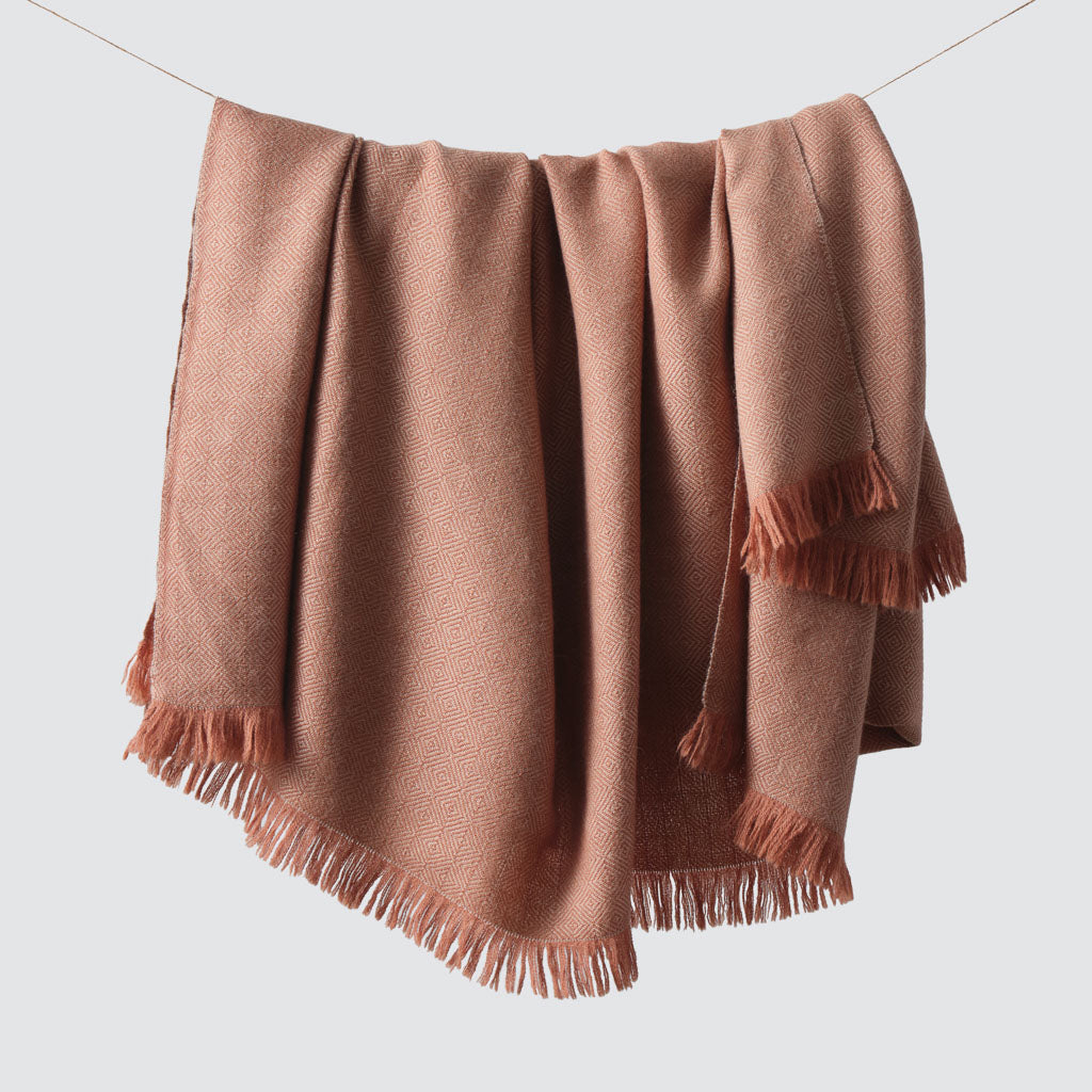 The Citizenry La Calle Alpaca Throw | Clay - The Citizenry