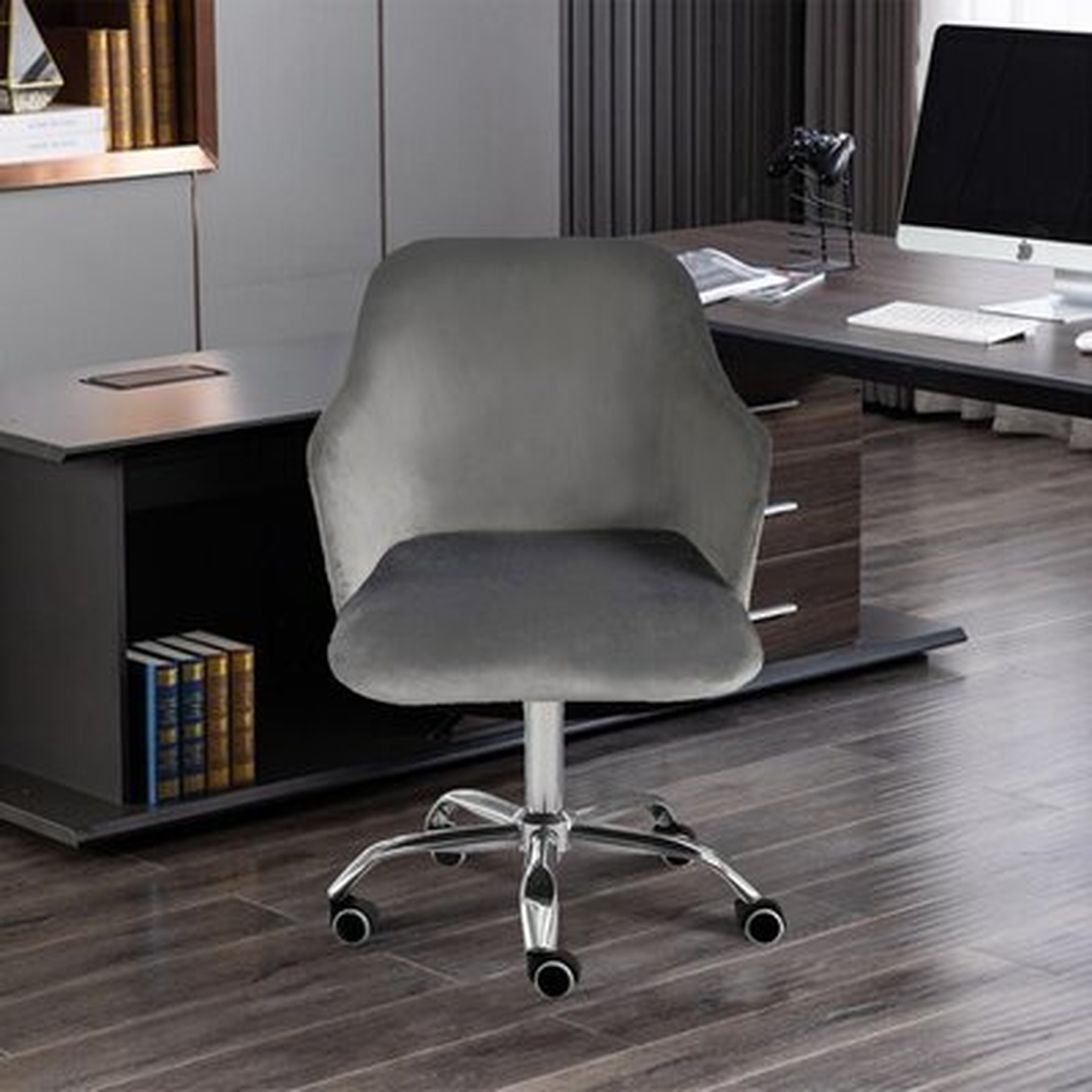 Office Chair Computer Desk Chair Mid Back Mesh Adjustable Swivel Task Chair - Wayfair