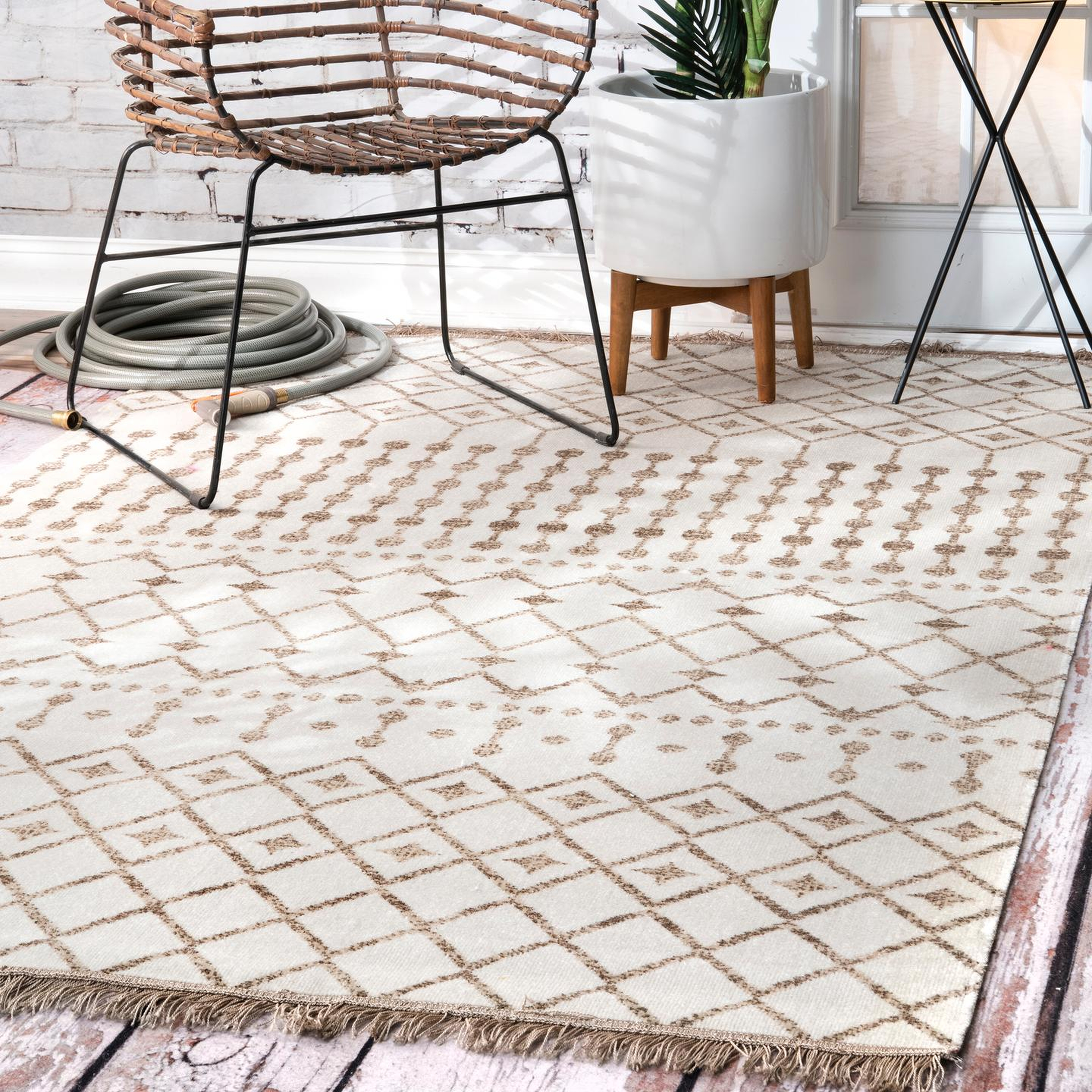 Outdoor Trellis Rosalie Area Rug - nuloom
