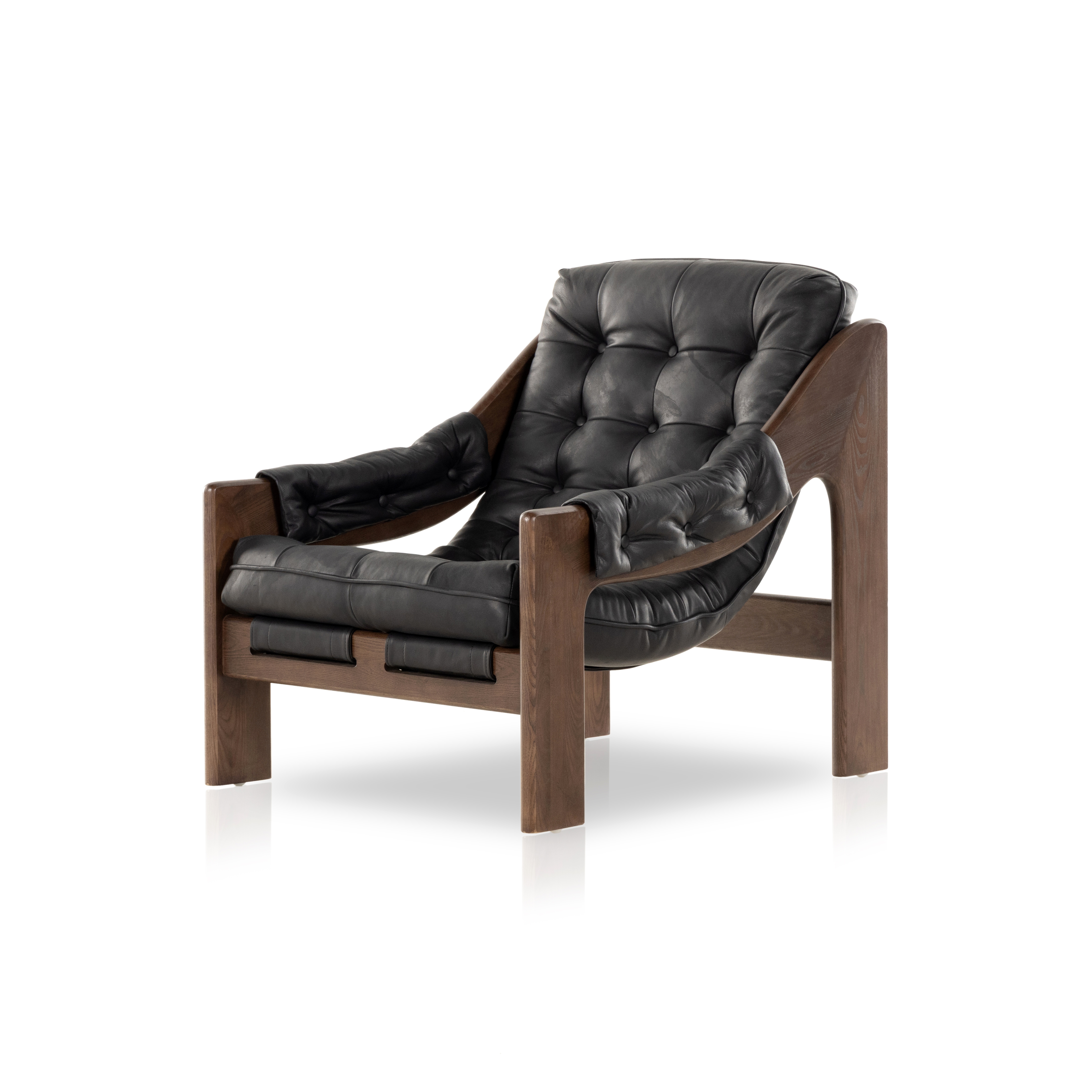 Halston Chair-Heirloom Black - Four Hands