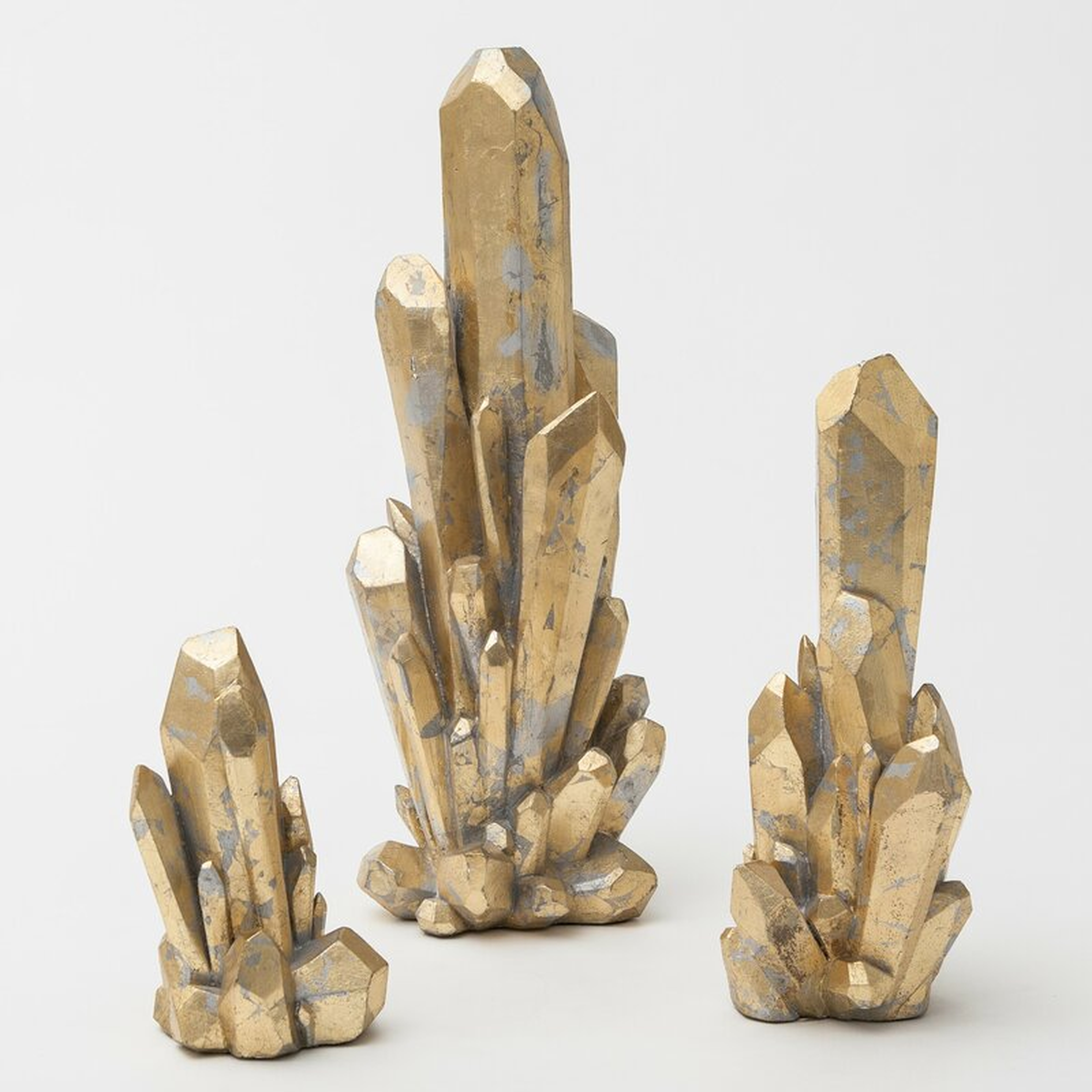 Global Views Facette Cluster Sculpture Size: 15" H x 7" W x 7" D - Perigold