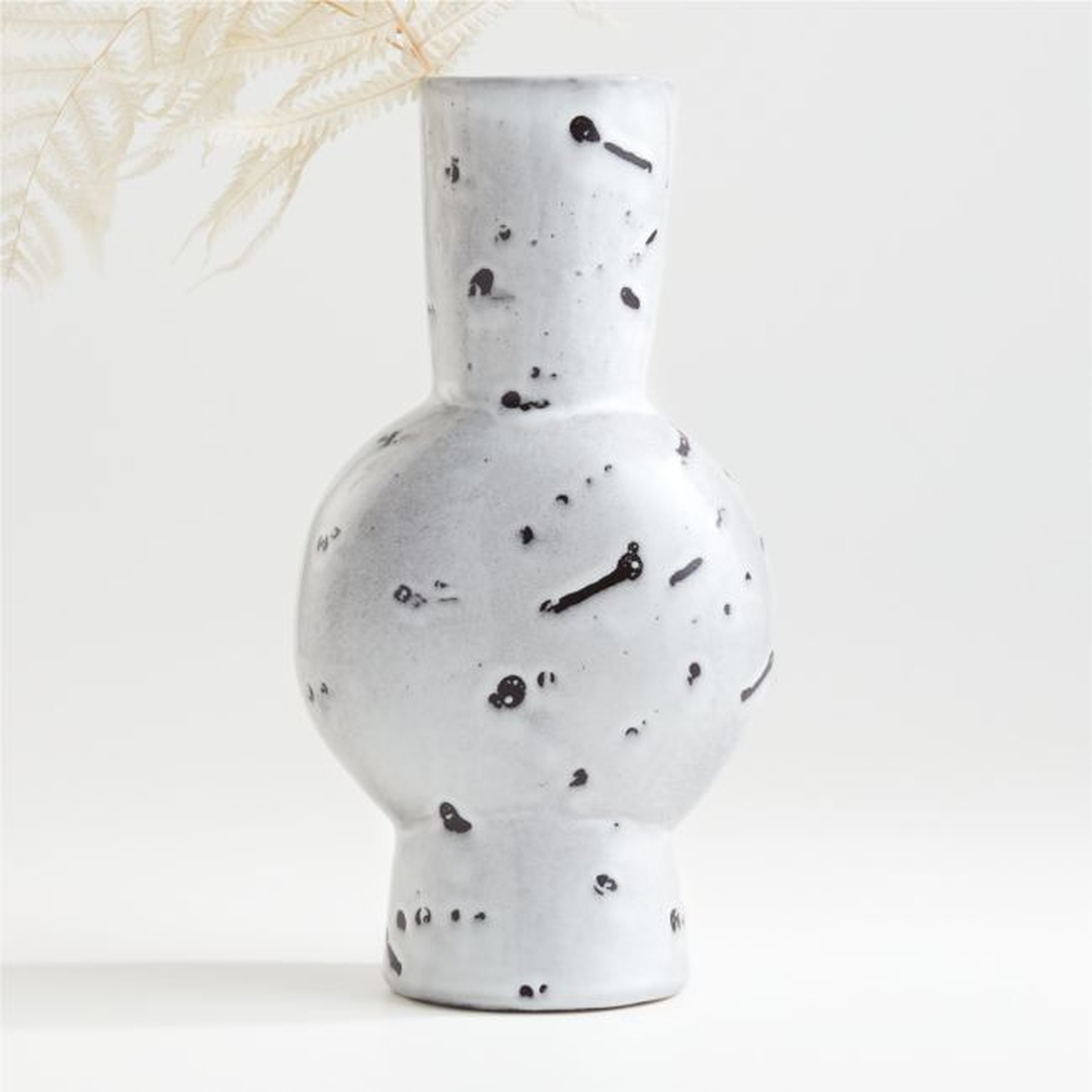 Kinai Large Speckled Vase - Crate and Barrel