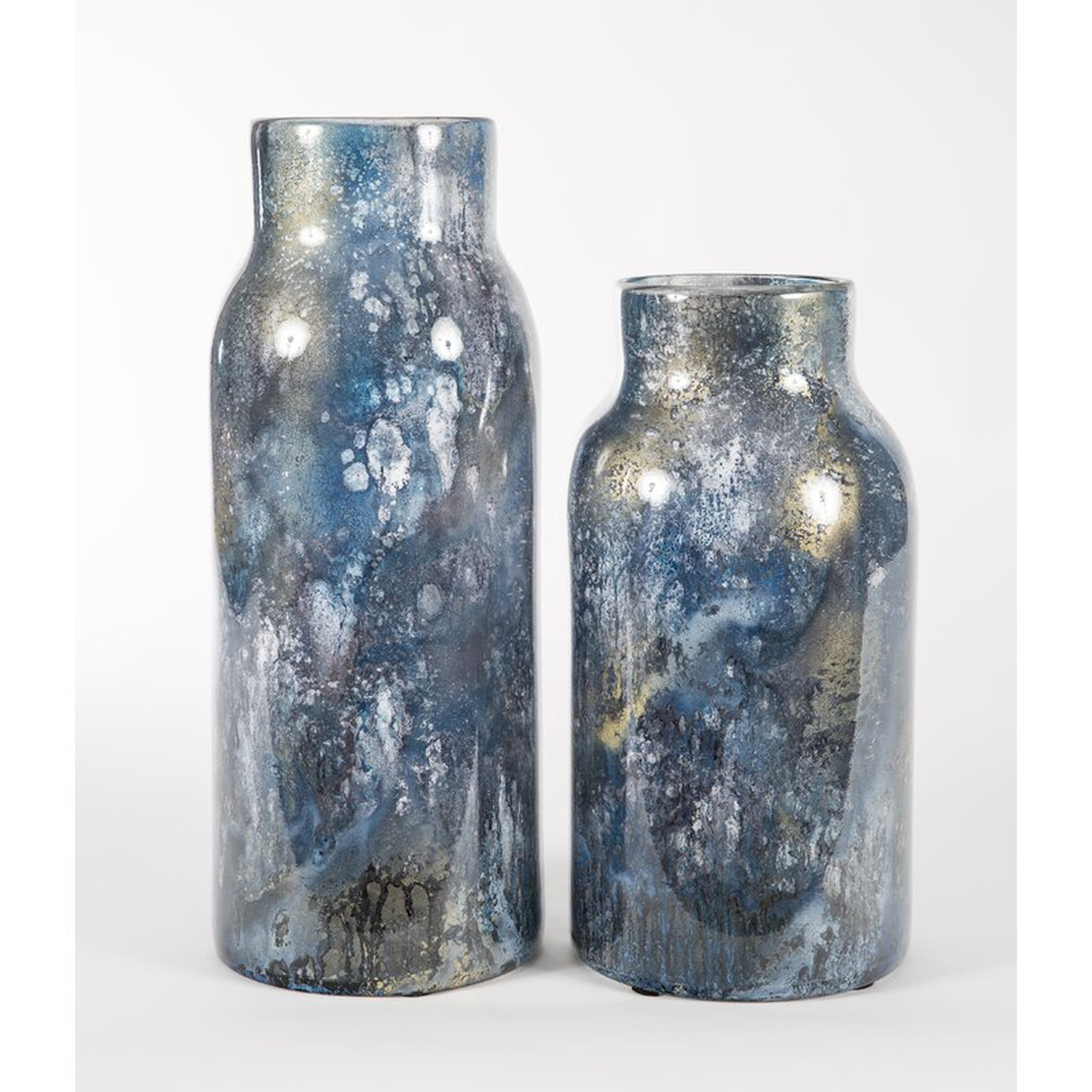 Prima Design Source Hand Blown Glass Floor Vase - Perigold