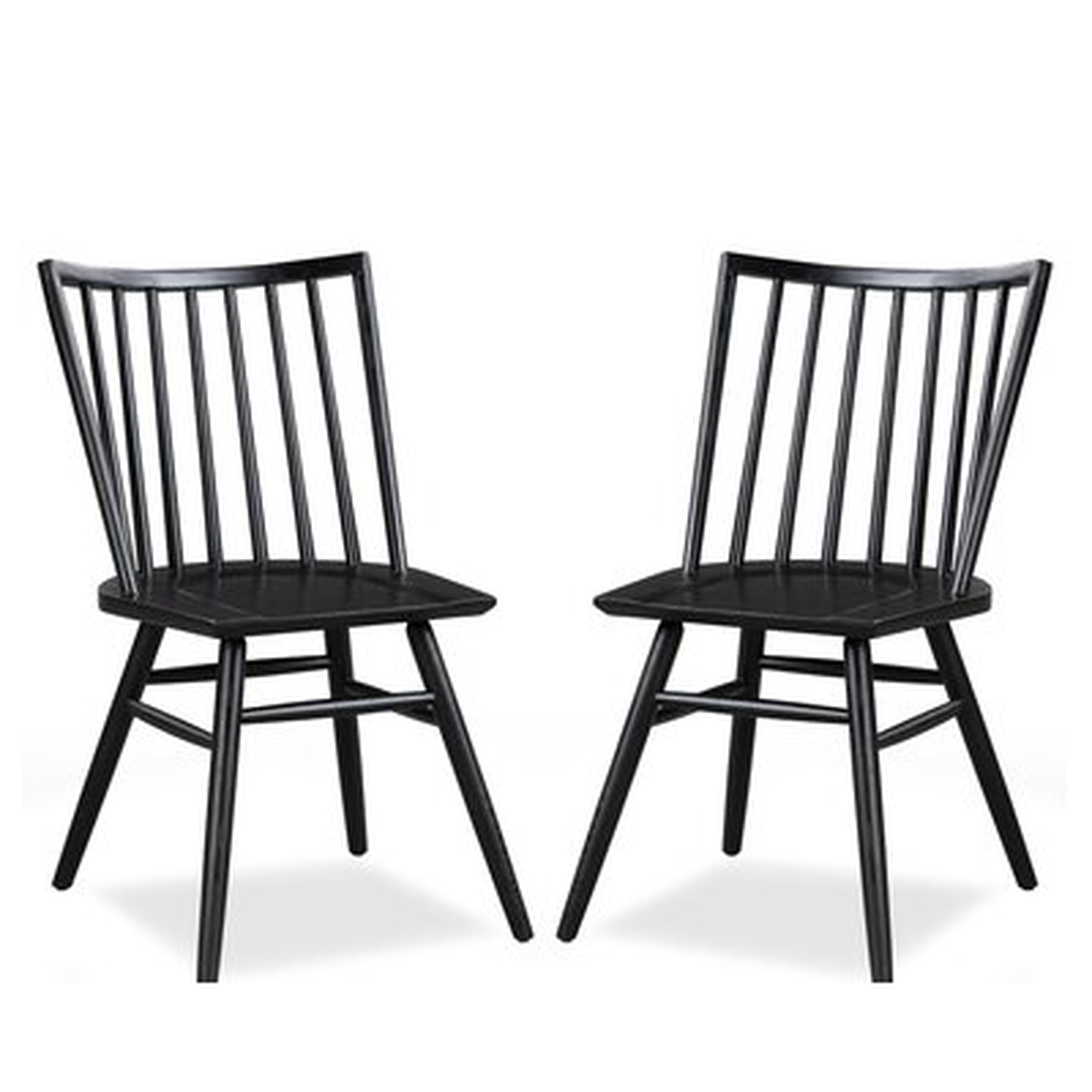 Throggs Solid Wood Dining Chair, set of 2 - Wayfair