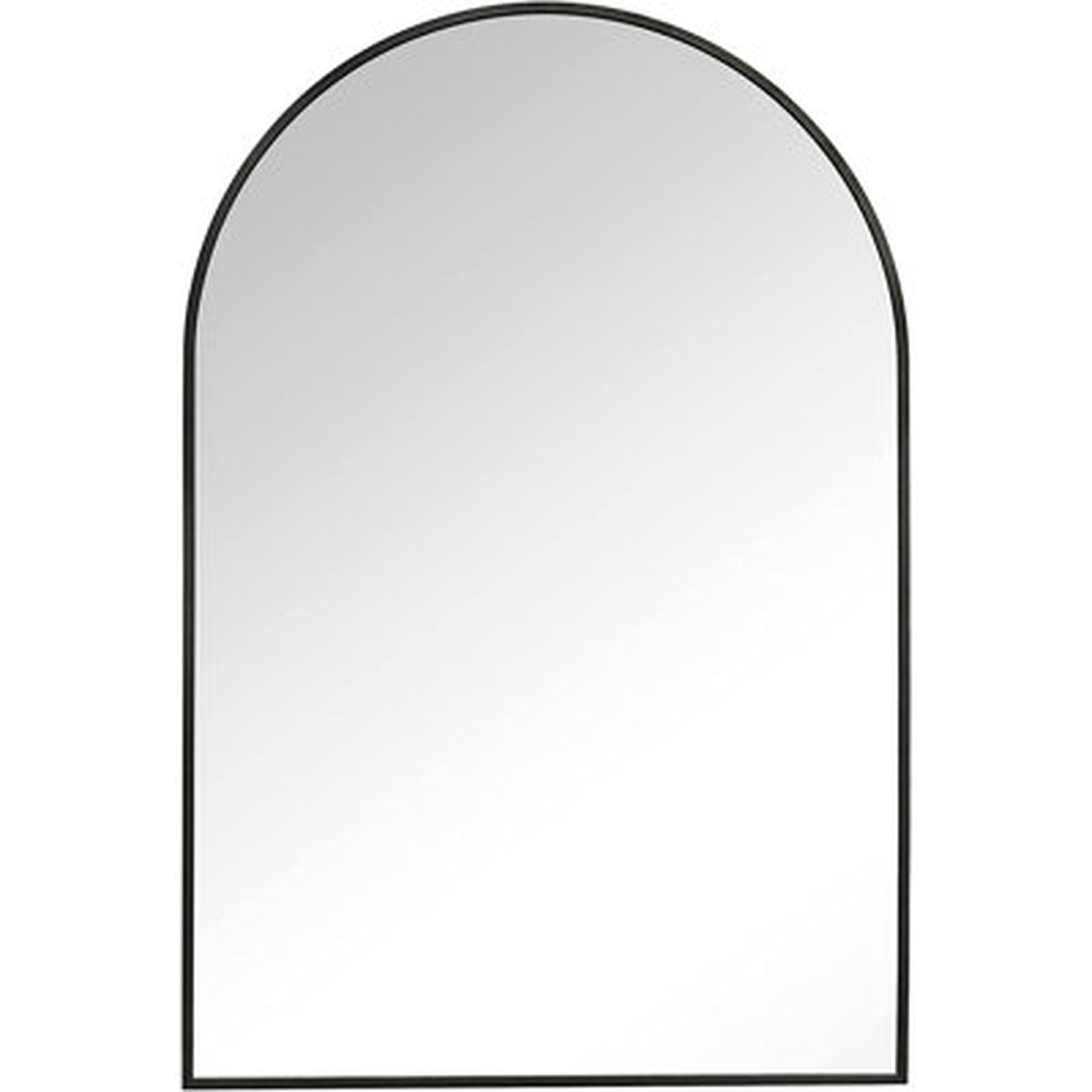 Arched Mirror, Black - Wayfair