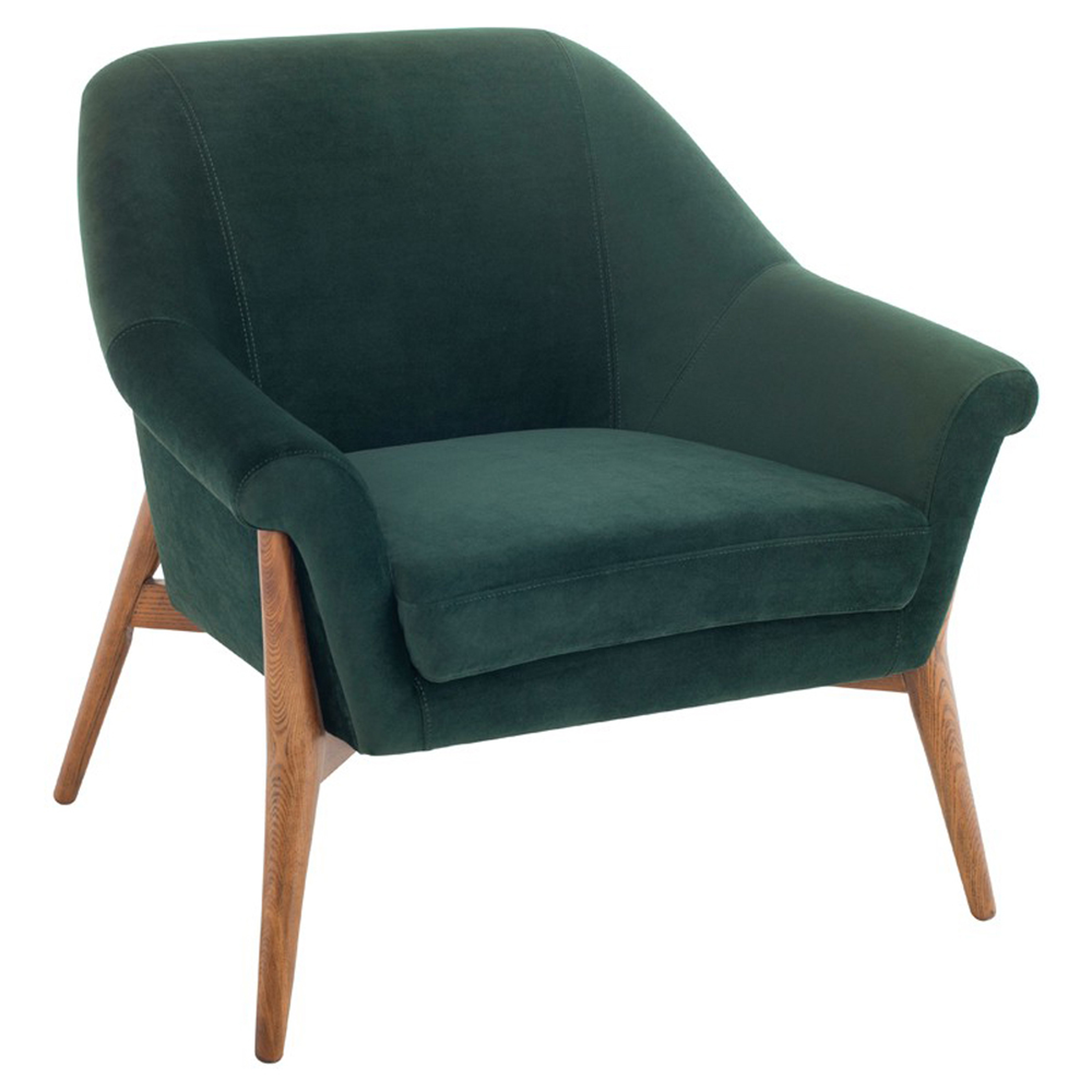 Taitum Accent Chair, Emerald Green - Lulu and Georgia