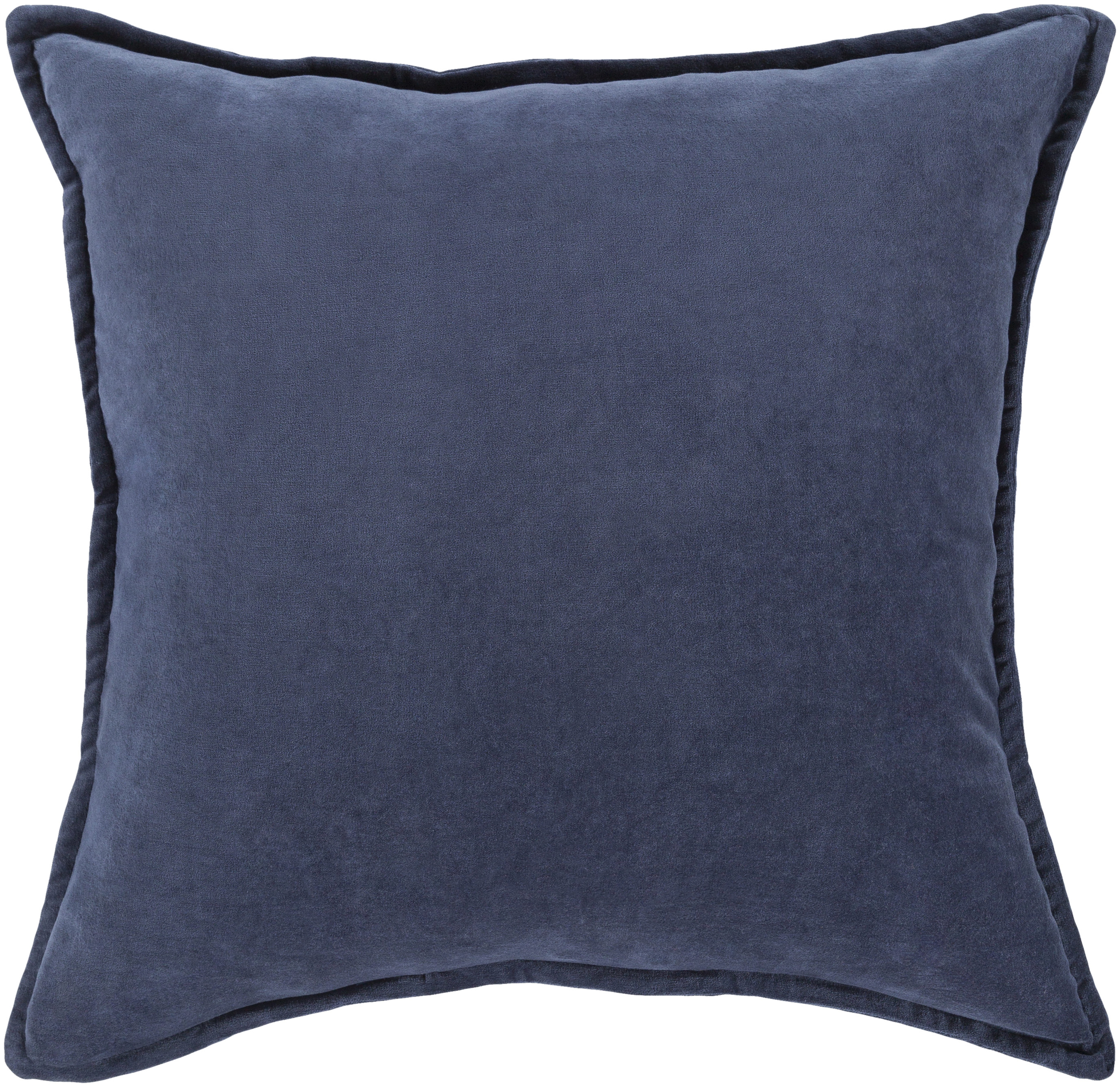 Cotton Velvet Pillow - 22x22" with Poly Insert - Neva Home