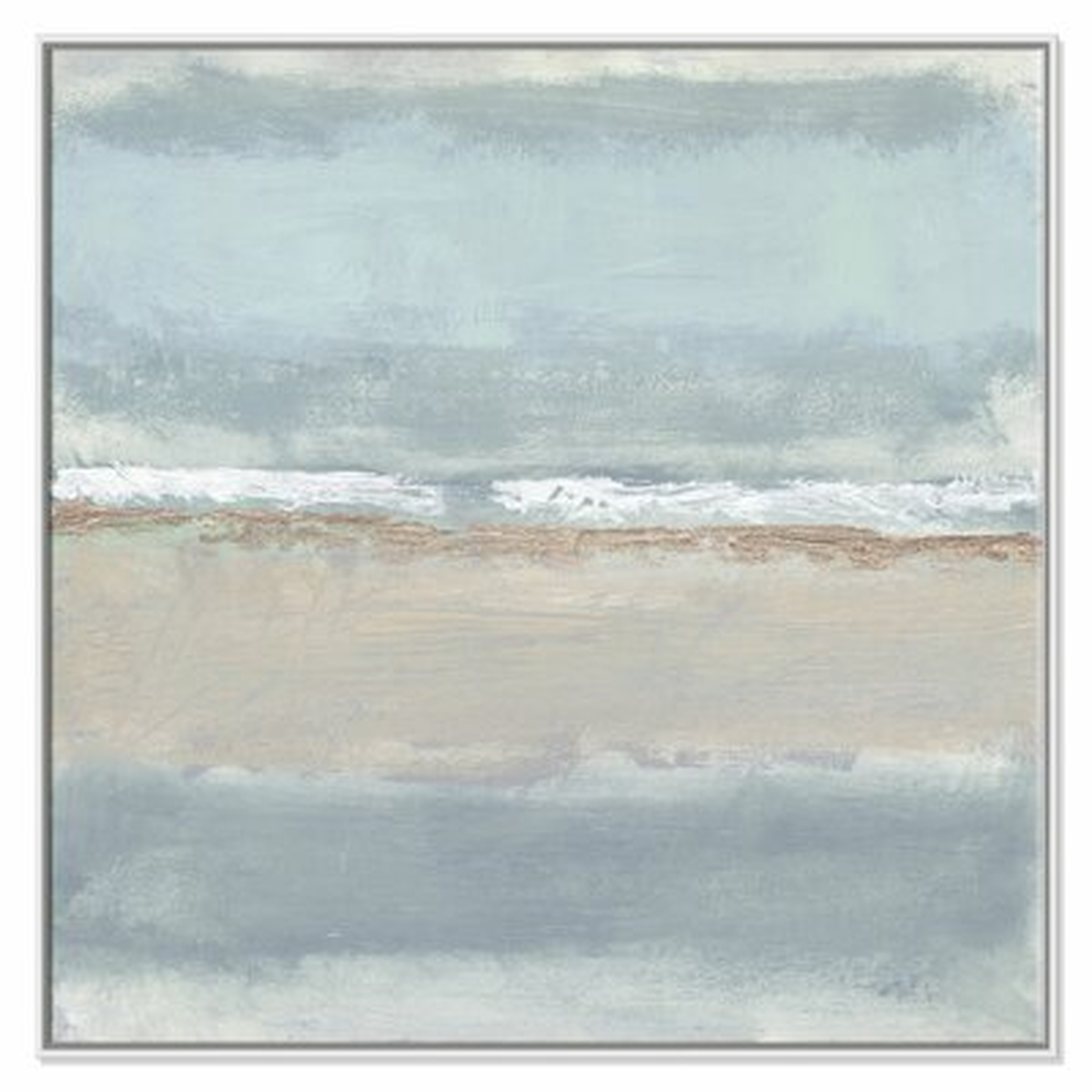 Dandelion 1 - Floater Frame Painting Print on Canvas - Birch Lane