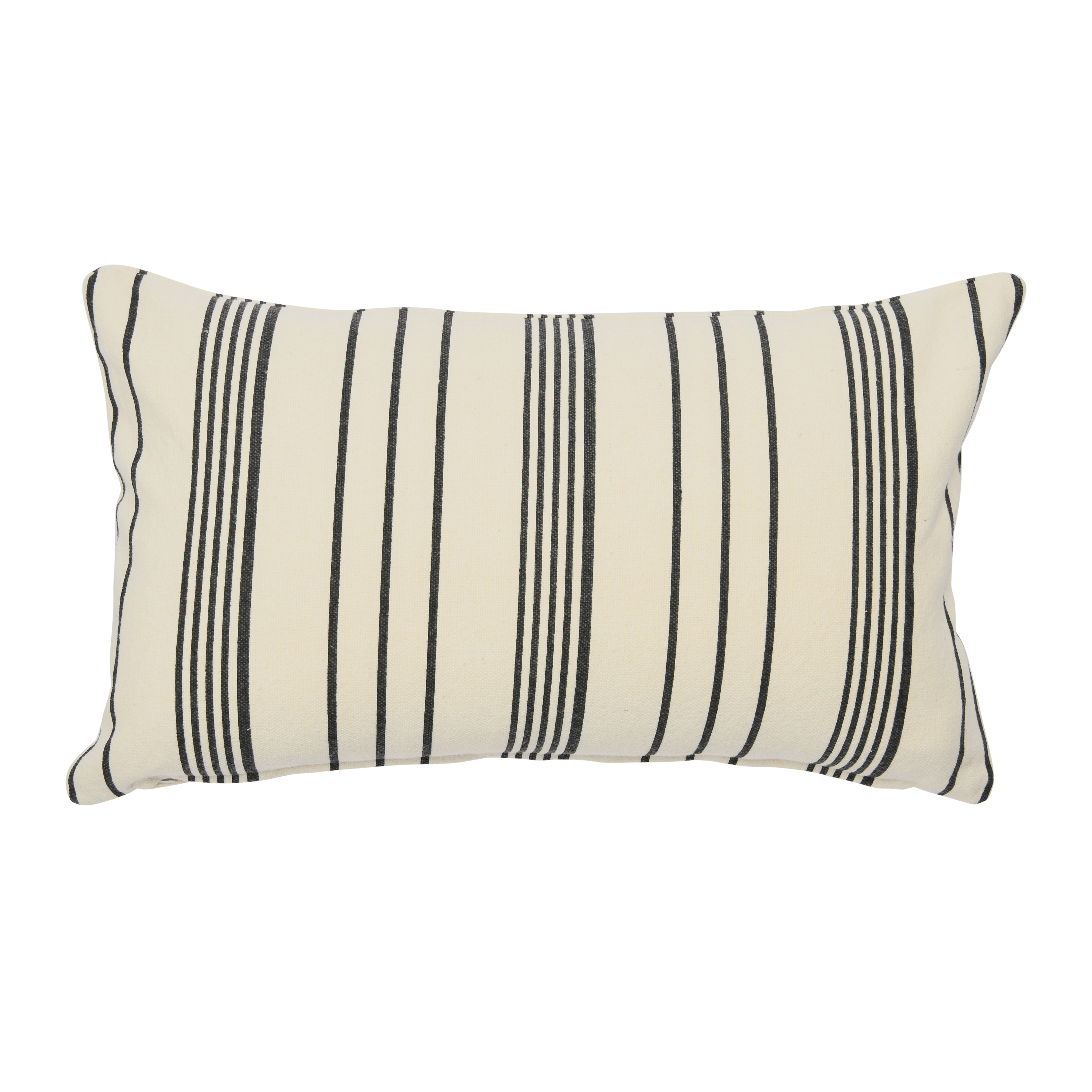 Multistripe Cotton Lumbar Pillow Cover - Creative Co-Op
