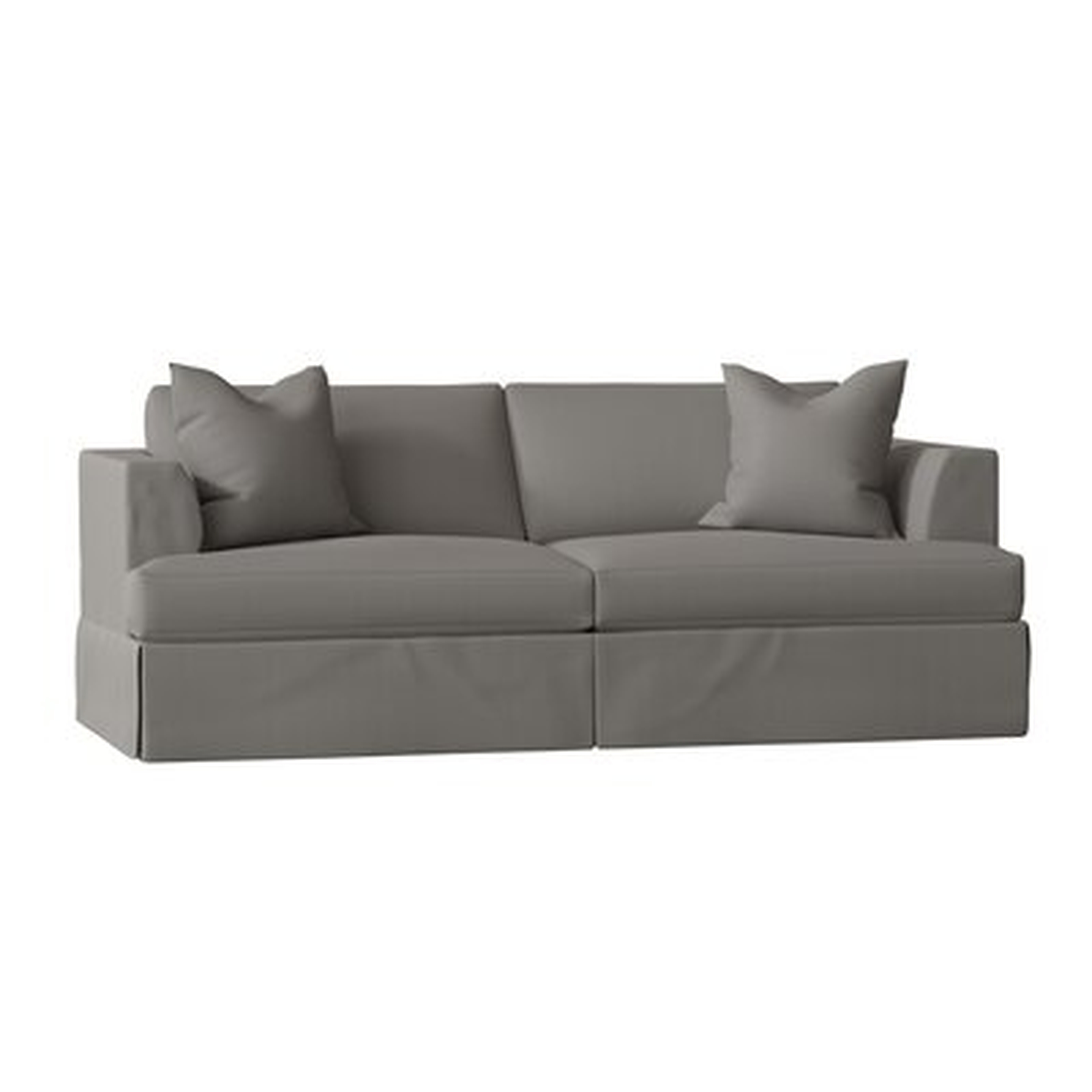 Carly 93" W Recessed Arm Sofa Bed - Wayfair