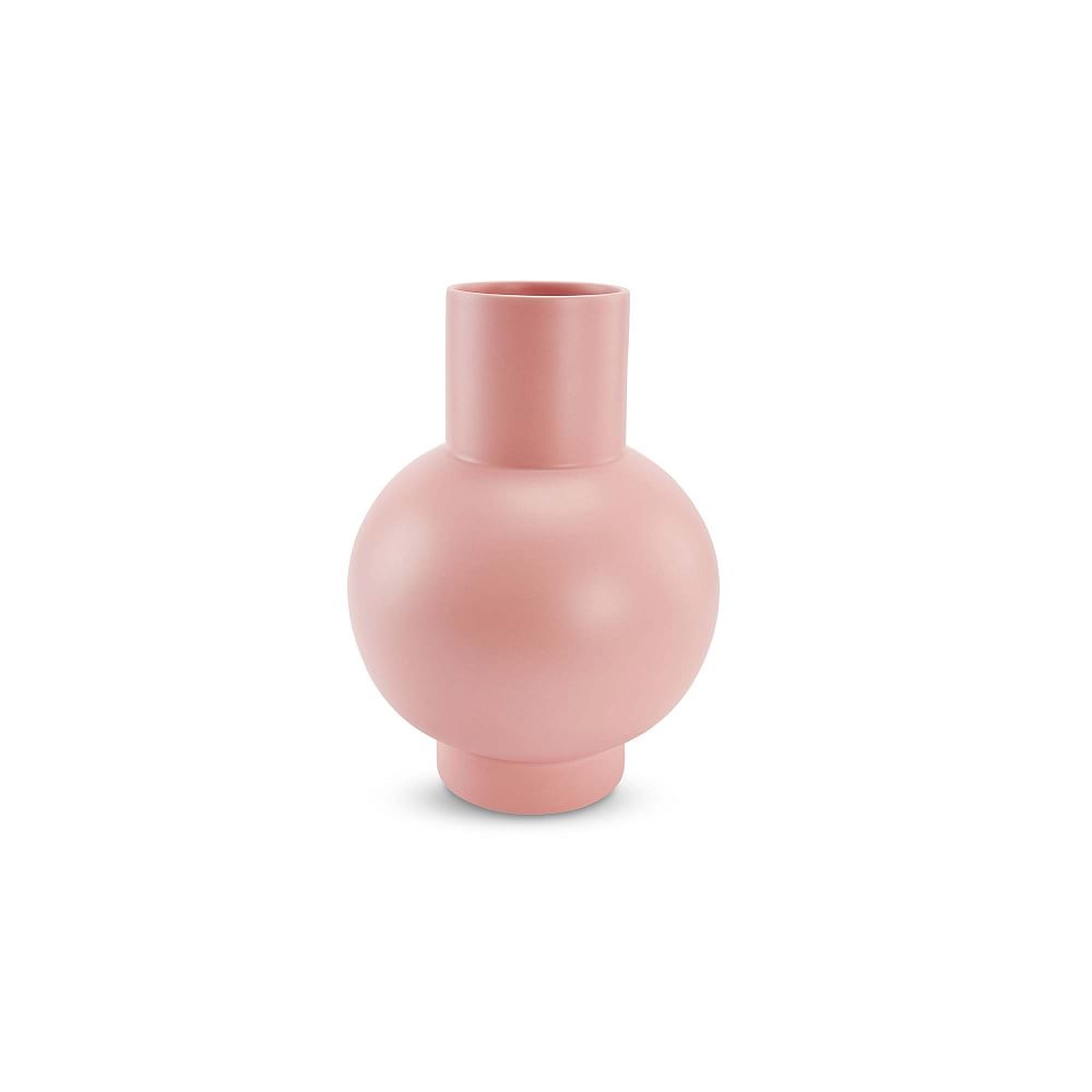 MoMA Raawii Strom Ceramic Vase, Small, Coral Blush - West Elm