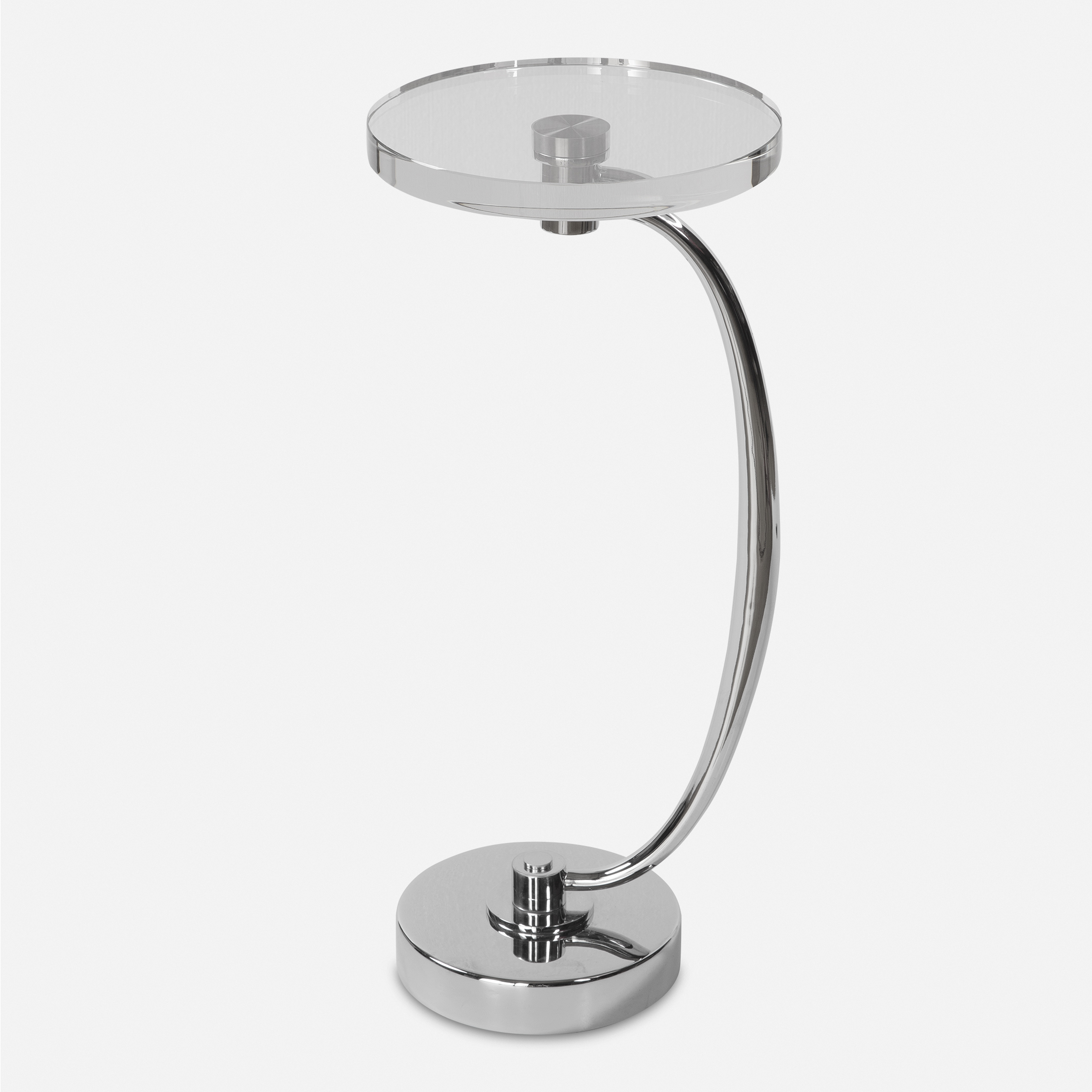 Waveney Nickel Drink Table - Uttermost