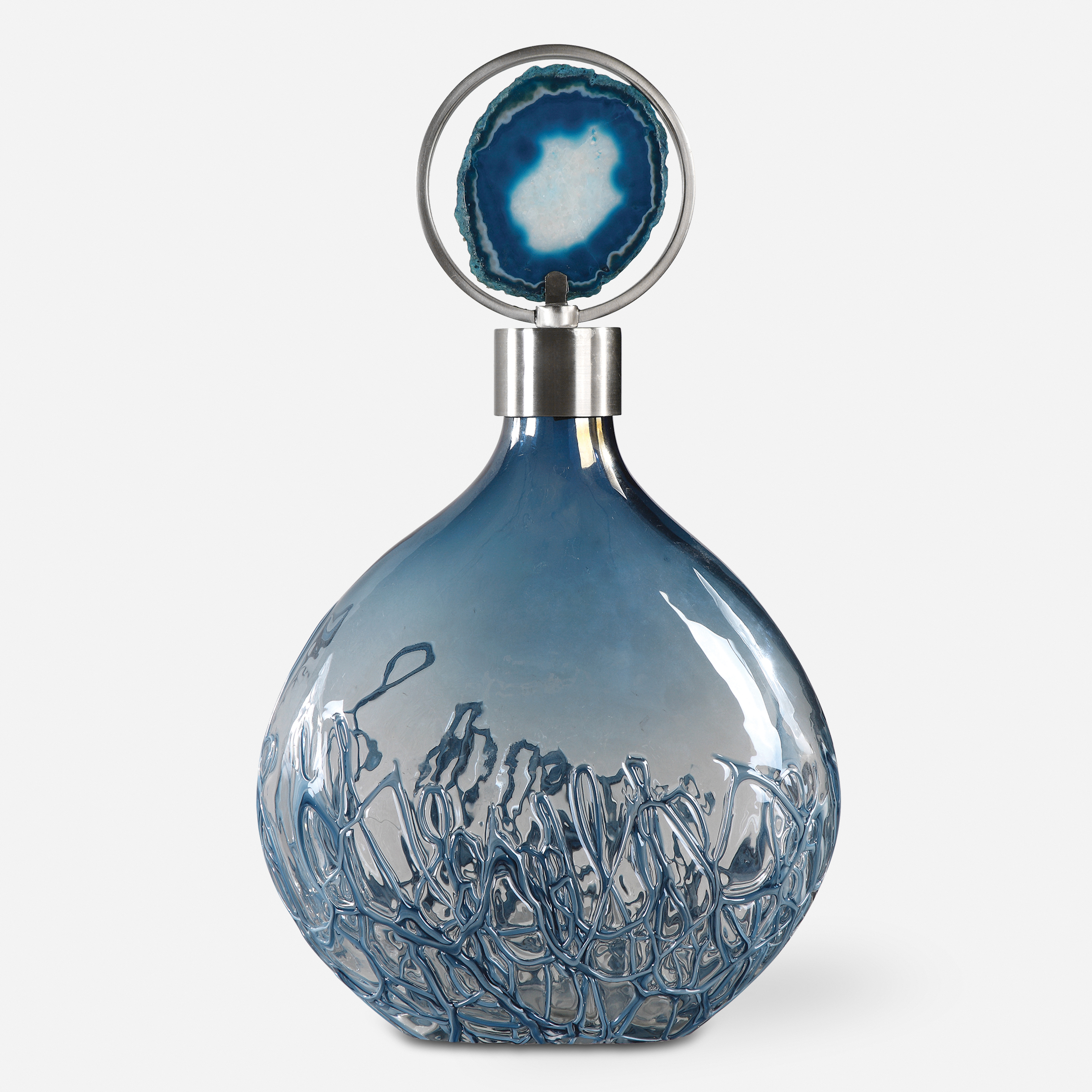 Rae Sky Blue Vase - Uttermost