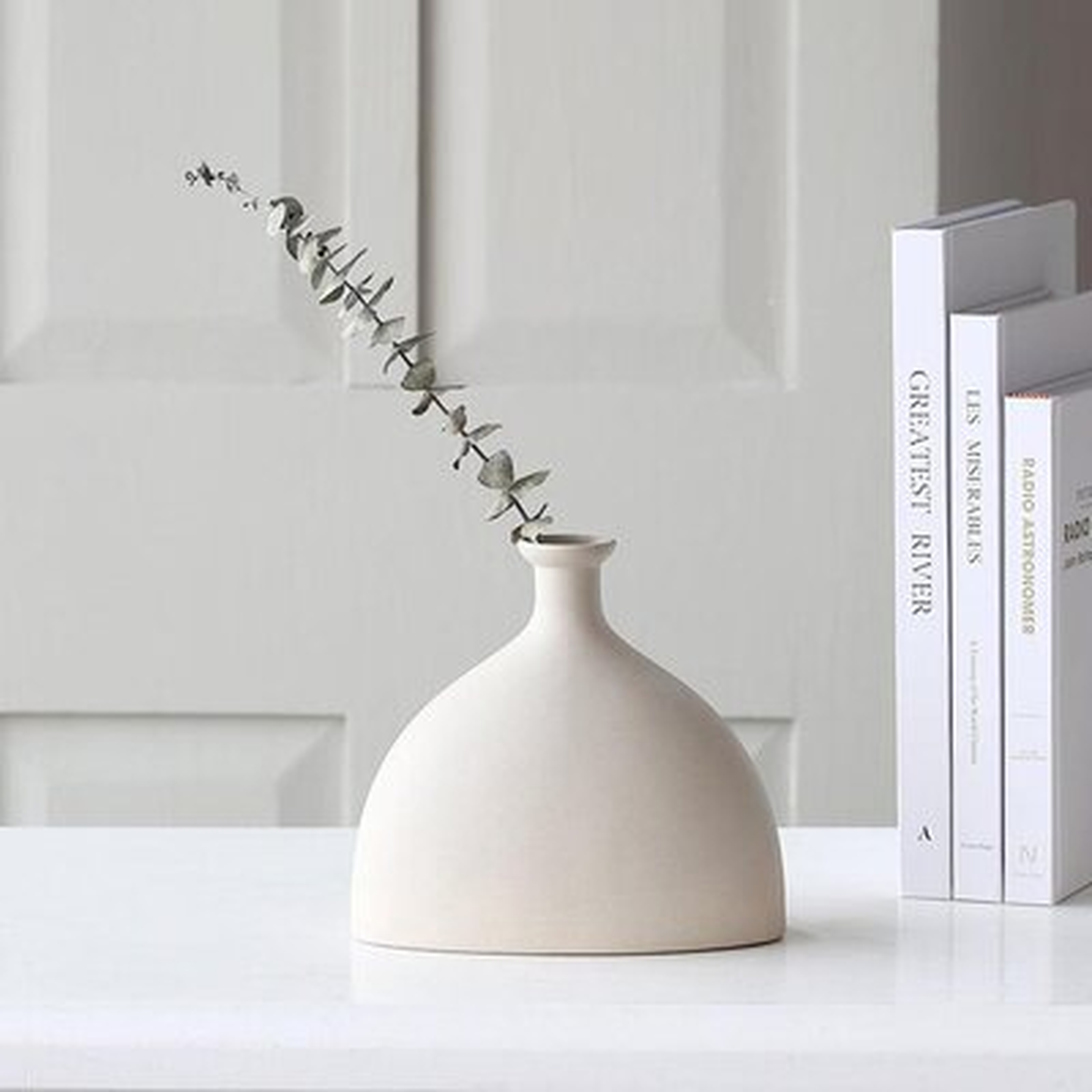 Ceramic Minimalist Vase, Minimalist Bisque, Handmade Ceramic Vase - AllModern